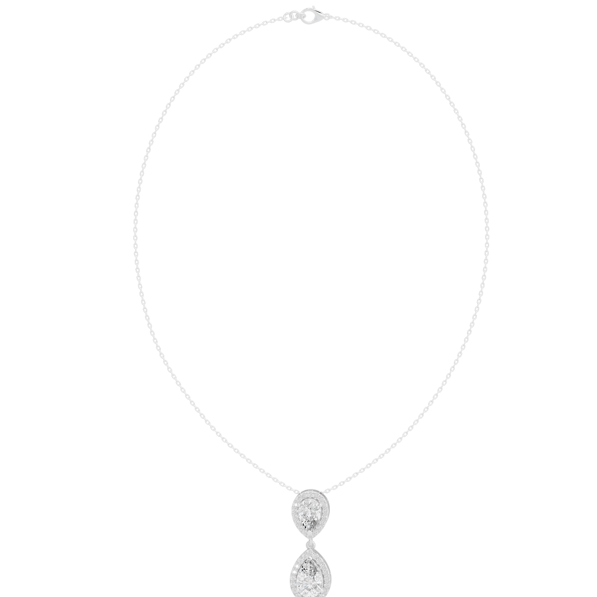 Dreamlinked 3.003 Carat Lab Grown Diamond Pendant