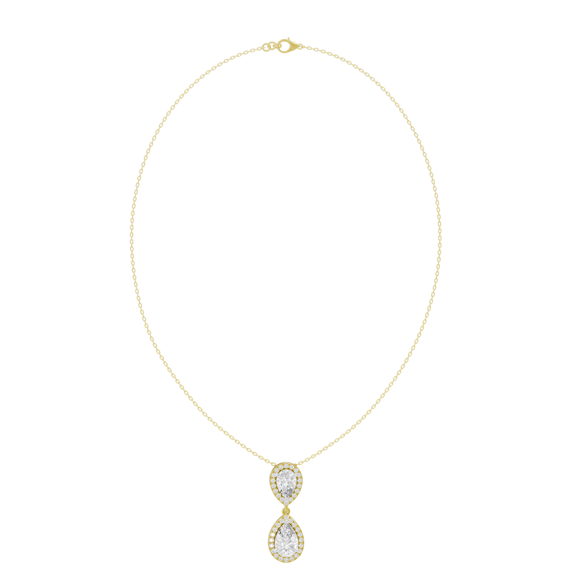 Dreamlinked 3.003 Carat Lab Grown Diamond Pendant