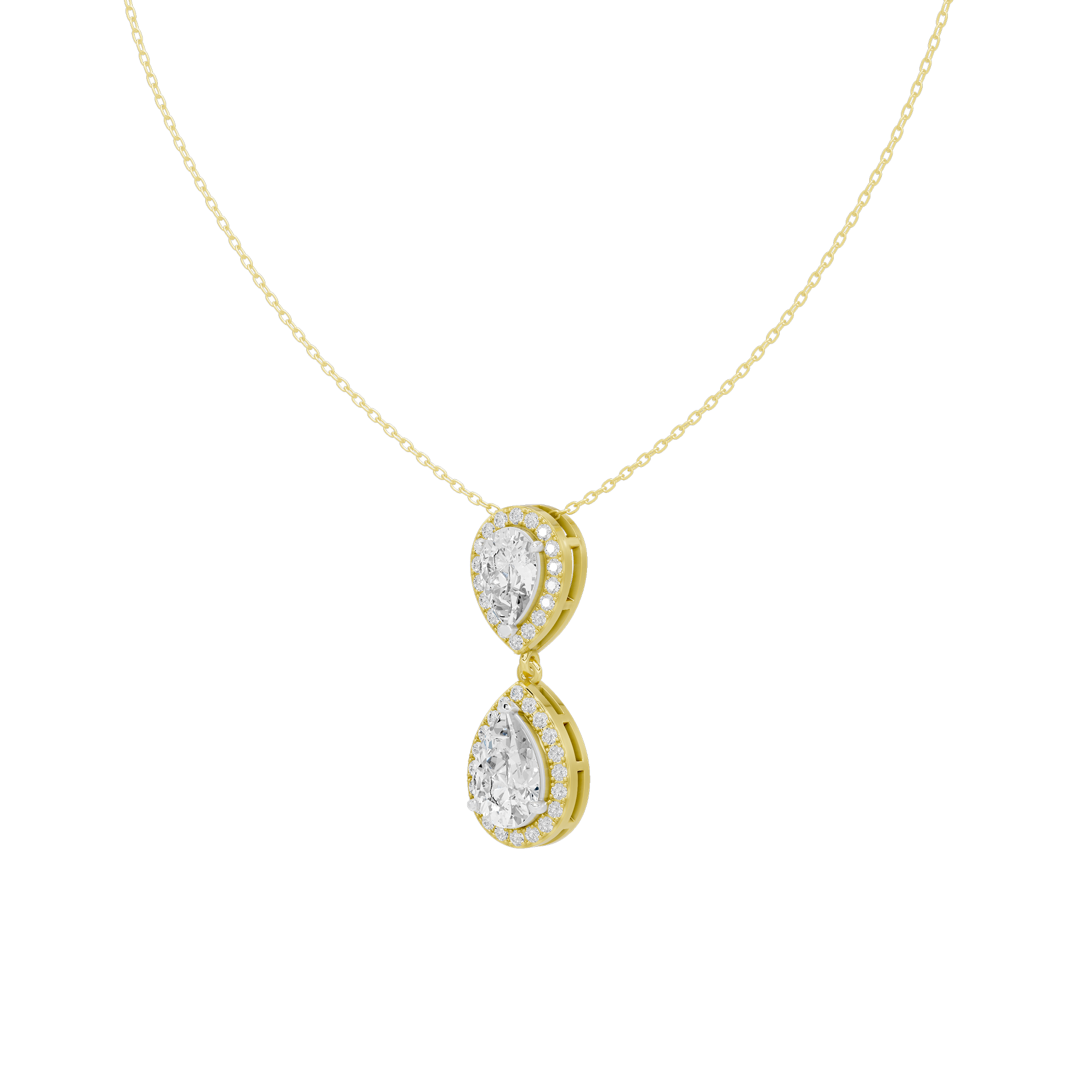 Dreamlinked 3.003 Carat Lab Grown Diamond Pendant