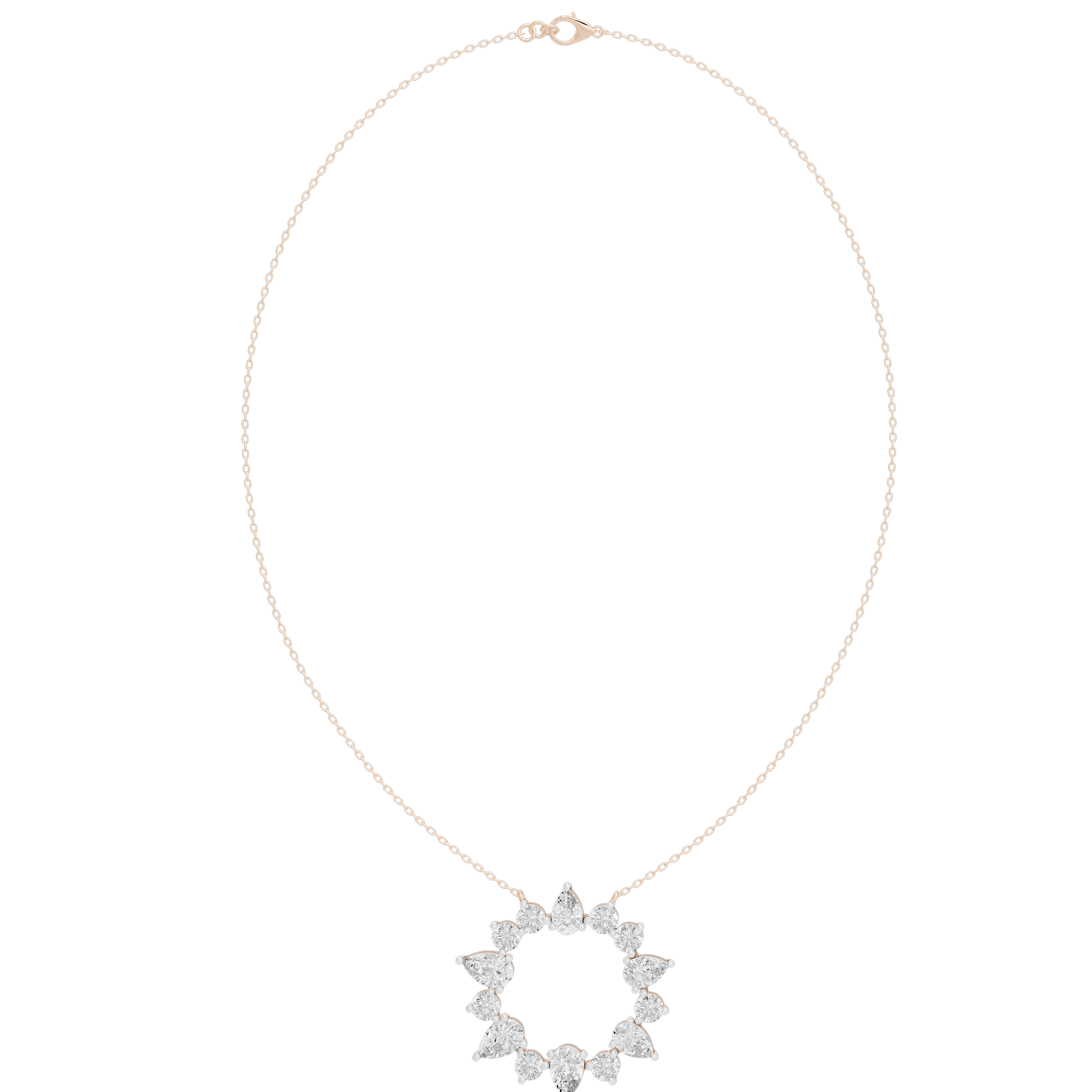 Fleur 4.925 Lab Grown Diamond Pendant