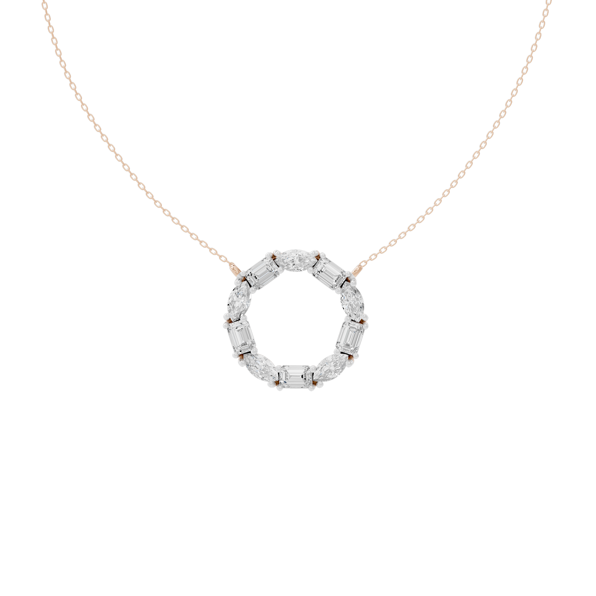 Rondé 3.845 Lab Grown Diamond Pendant