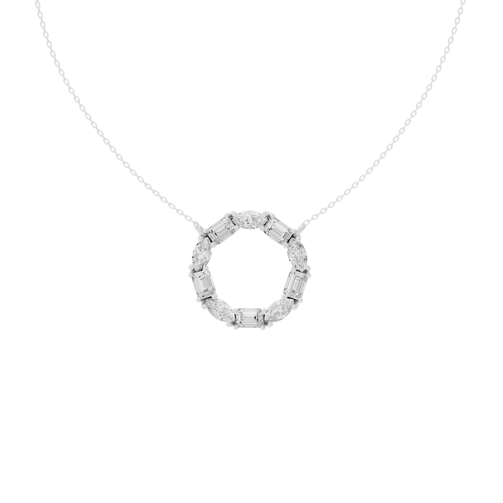 Rondé 3.845 Lab Grown Diamond Pendant