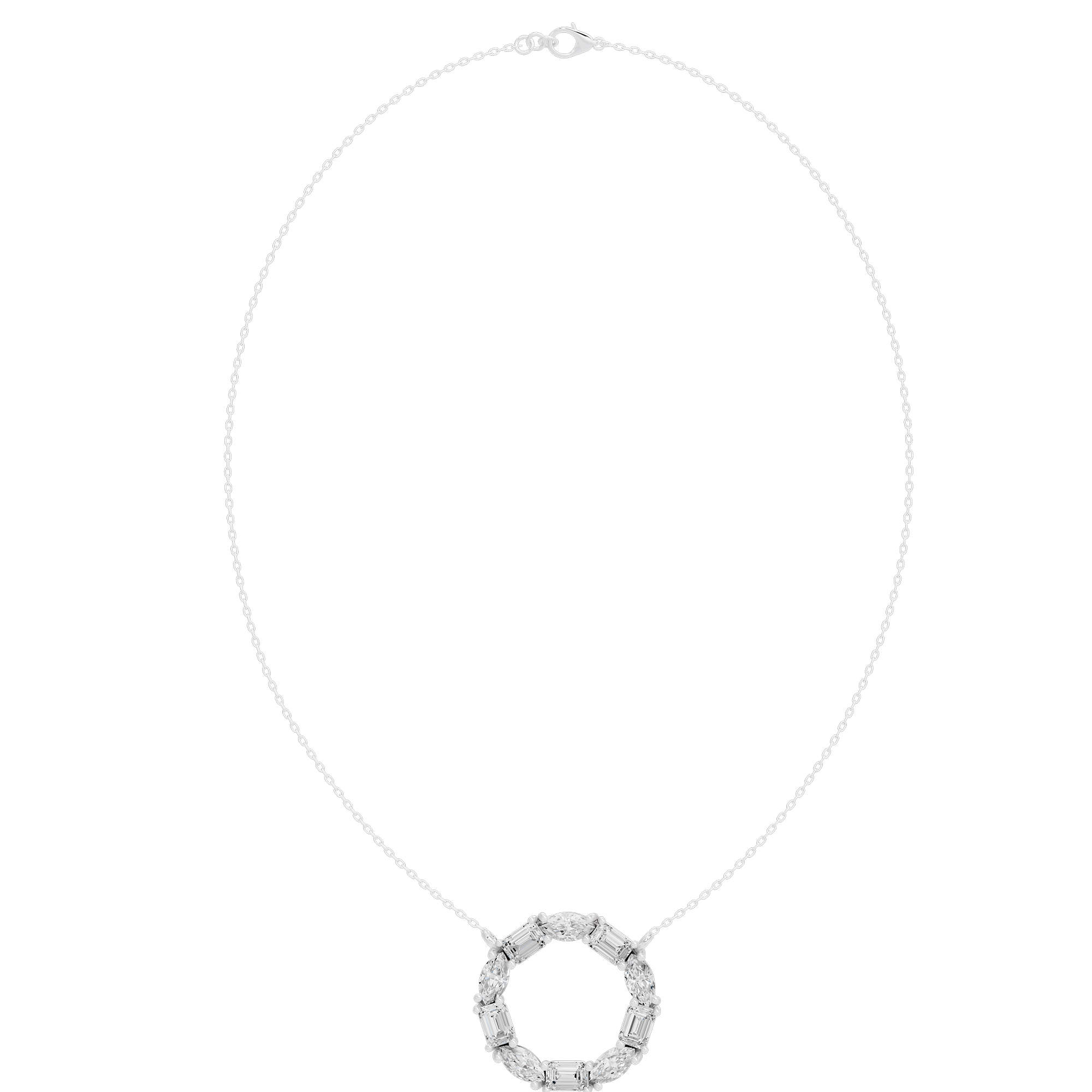 Rondé 3.845 Lab Grown Diamond Pendant