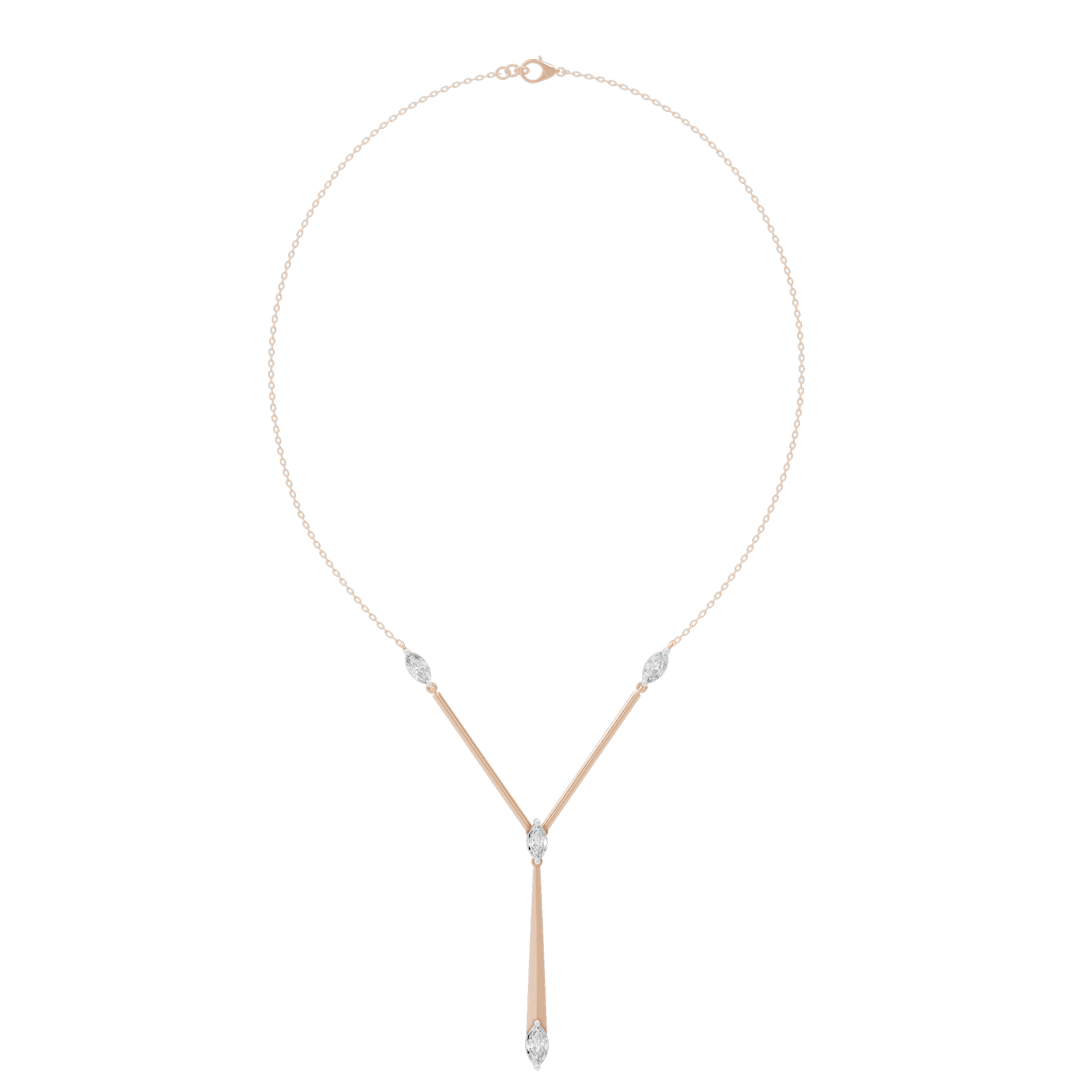 Marée Layered 1.642 Lab Grown Diamond Pendant