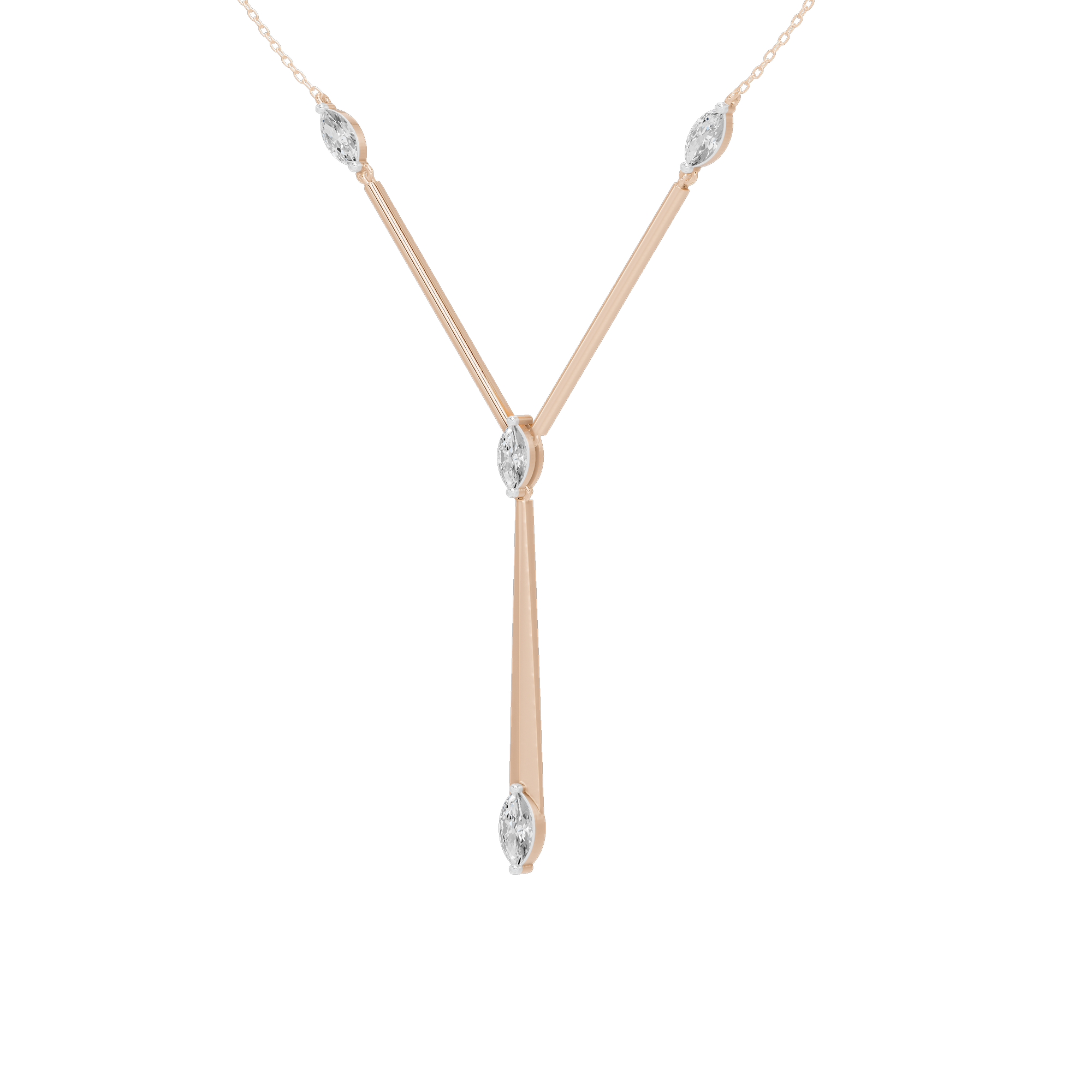 Marée Layered 1.642 Lab Grown Diamond Pendant