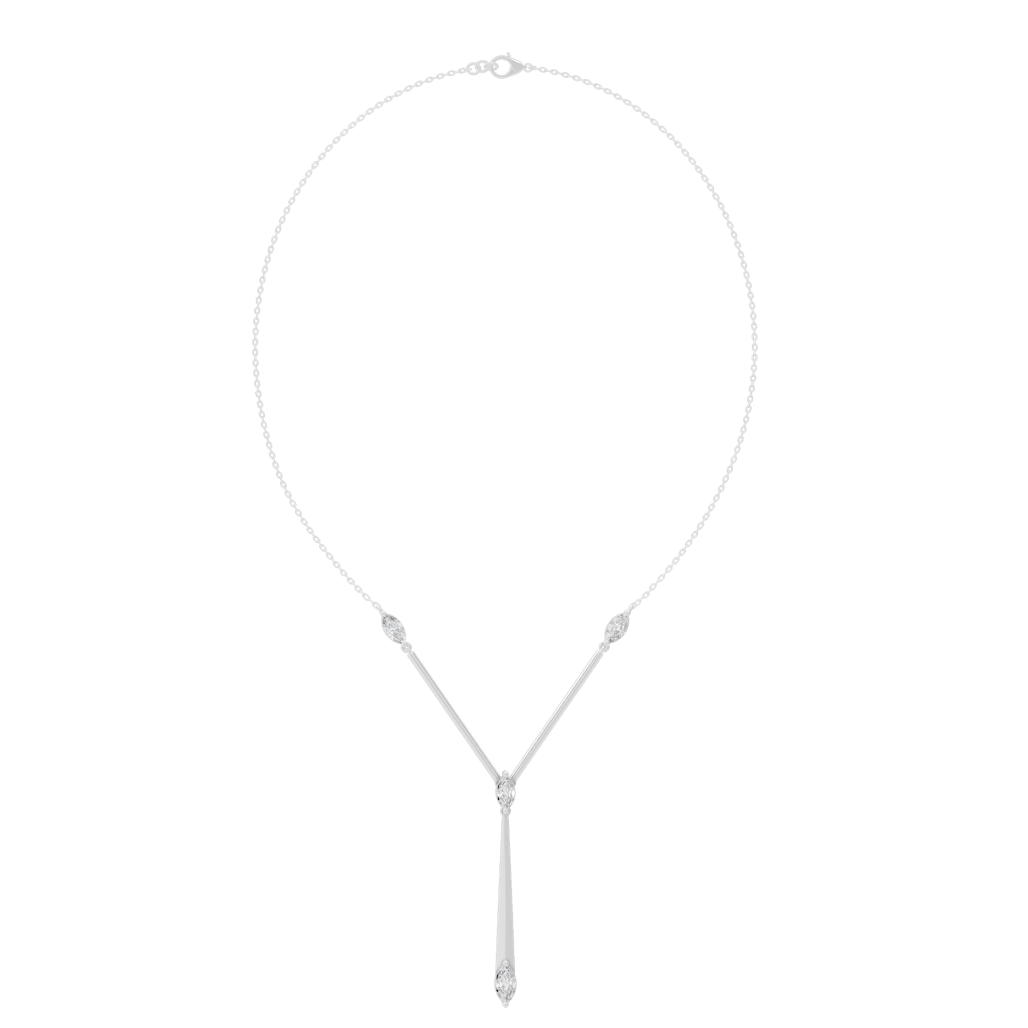 Marée Layered 1.642 Lab Grown Diamond Pendant