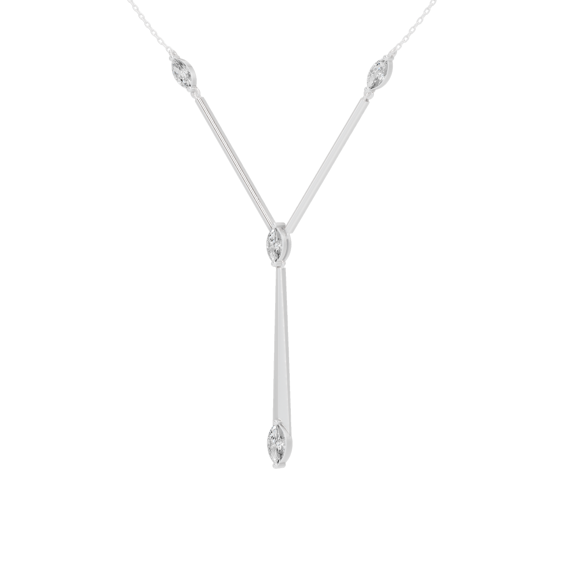 Marée Layered 1.642 Lab Grown Diamond Pendant
