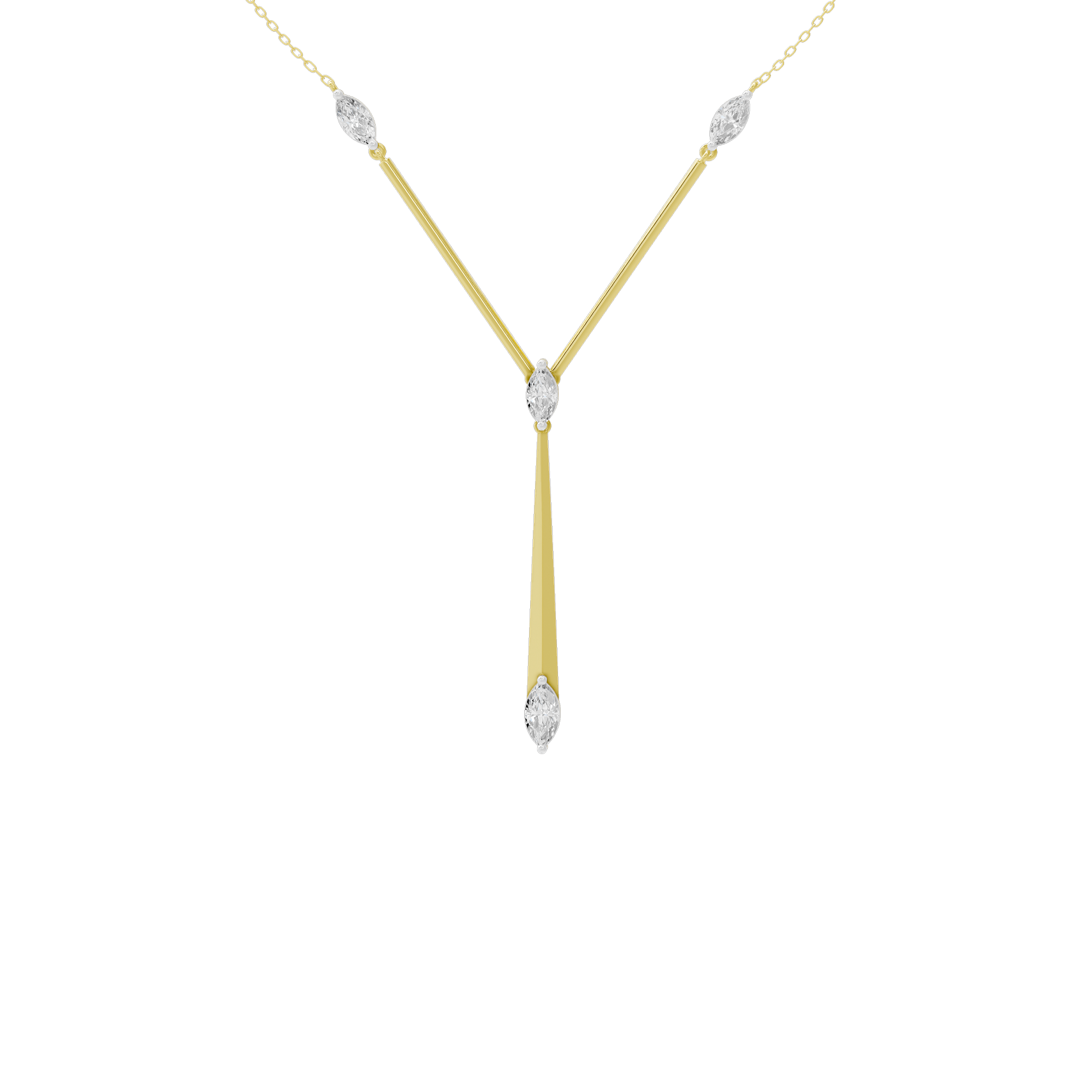 Marée Layered 1.642 Lab Grown Diamond Pendant