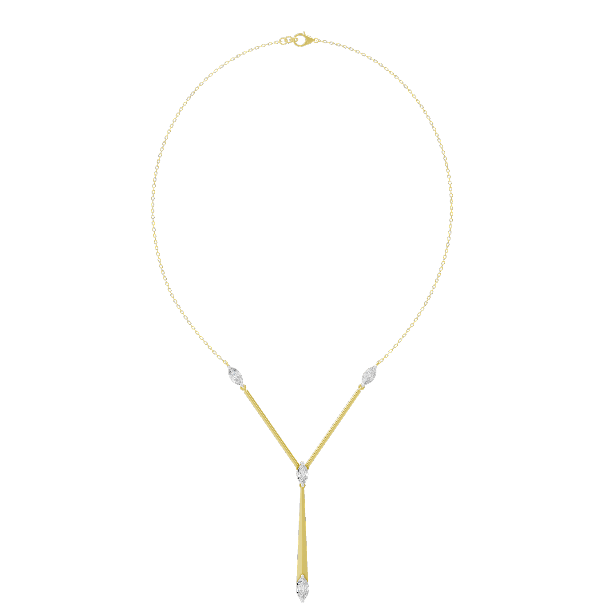 Marée Layered 1.642 Lab Grown Diamond Pendant