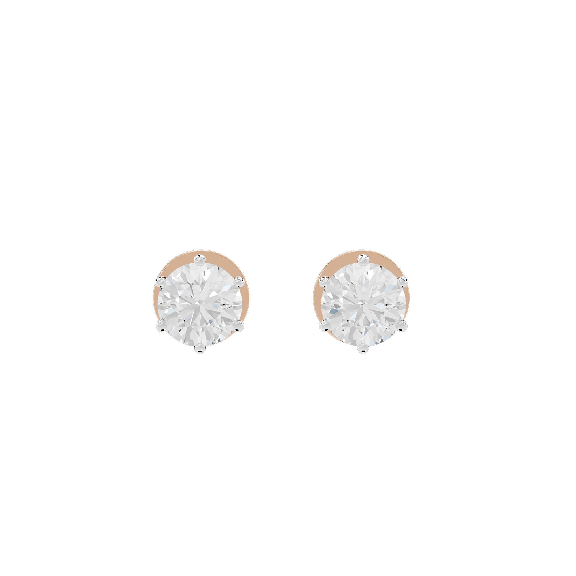 Twinkle Babe 2.208 Carat Lab Grown Diamond Stud Earrings