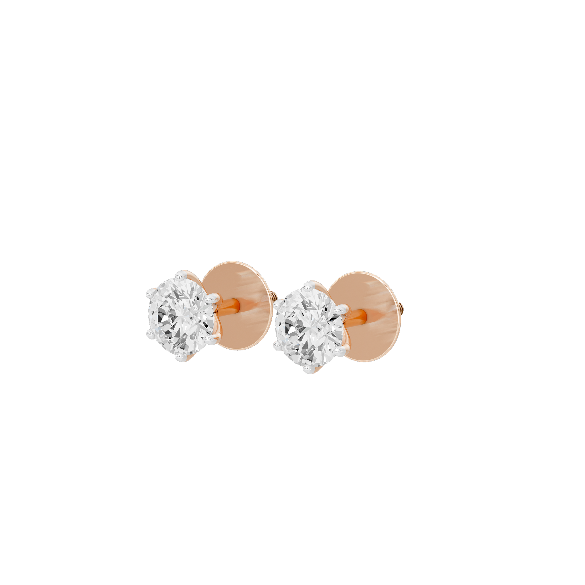 Twinkle Babe 2.208 Carat Lab Grown Diamond Stud Earrings