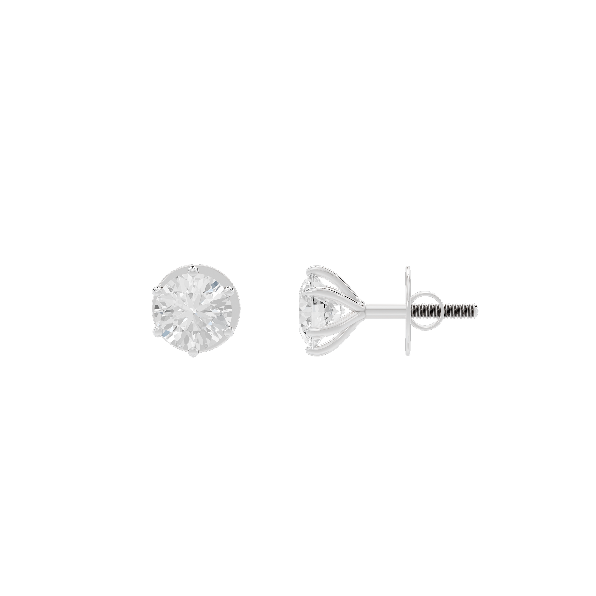 Twinkle Babe 2.208 Carat Lab Grown Diamond Stud Earrings