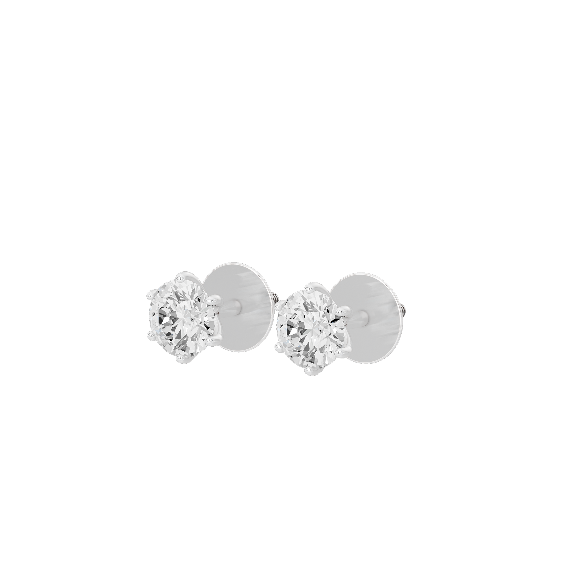 Twinkle Babe 2.208 Carat Lab Grown Diamond Stud Earrings