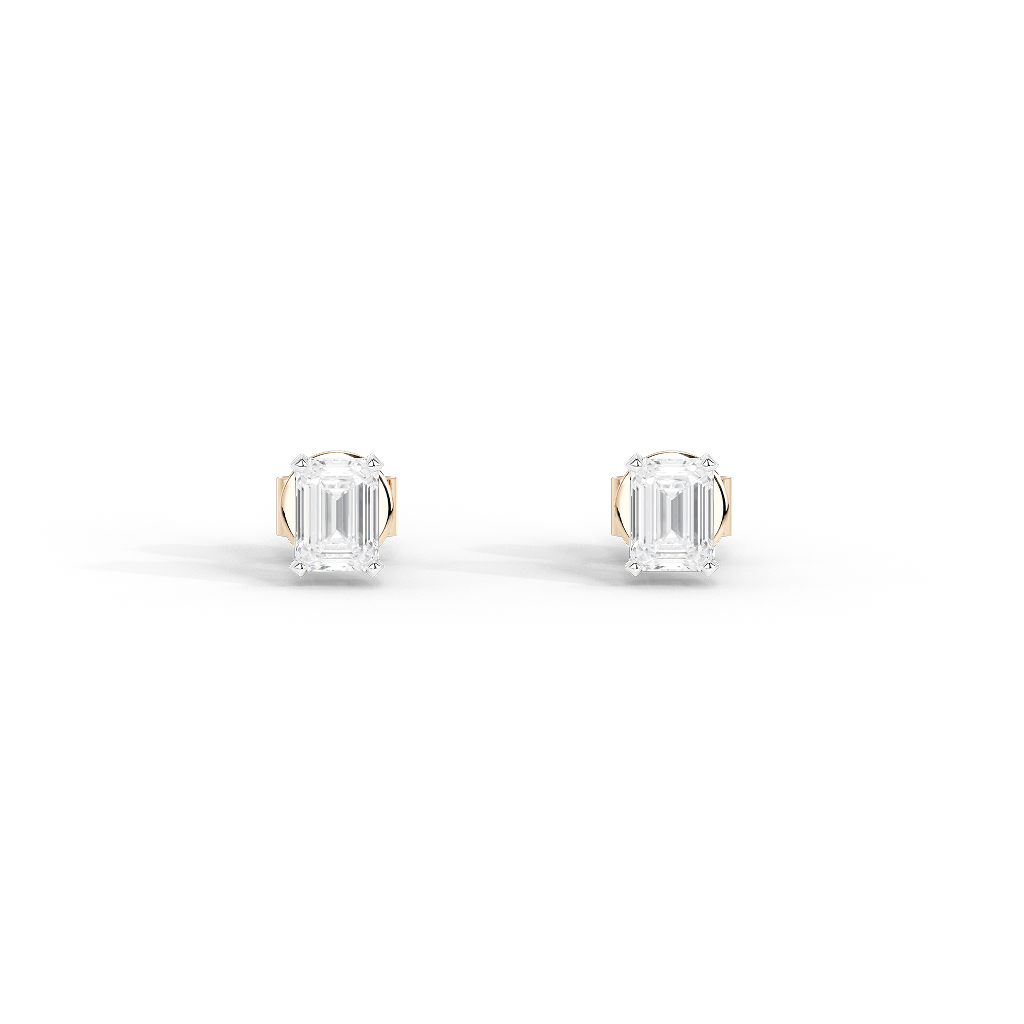 Studded Up Solitaire 0.52 Carat Lab Grown Diamond Stud Earrings