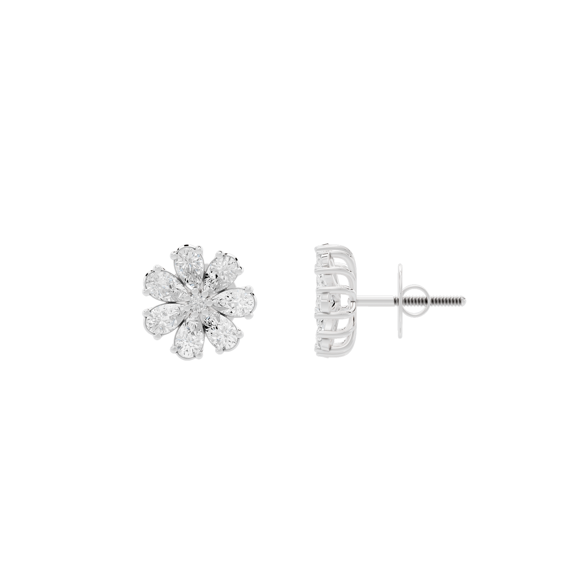 Fleurie 1.796 Lab Grown Diamond Earring