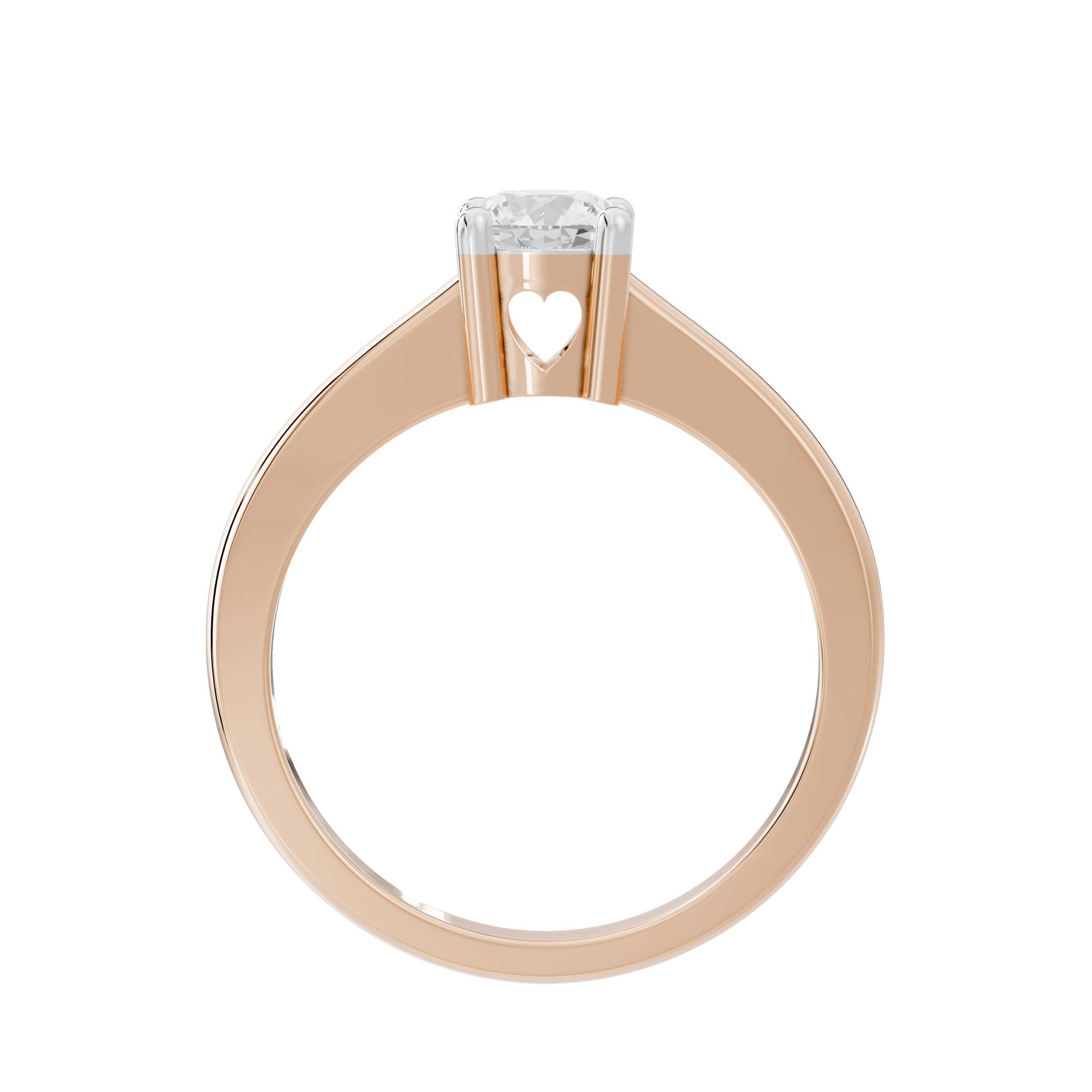 True One luxe singula 1.103 Carat Lab Grown Diamond Ring