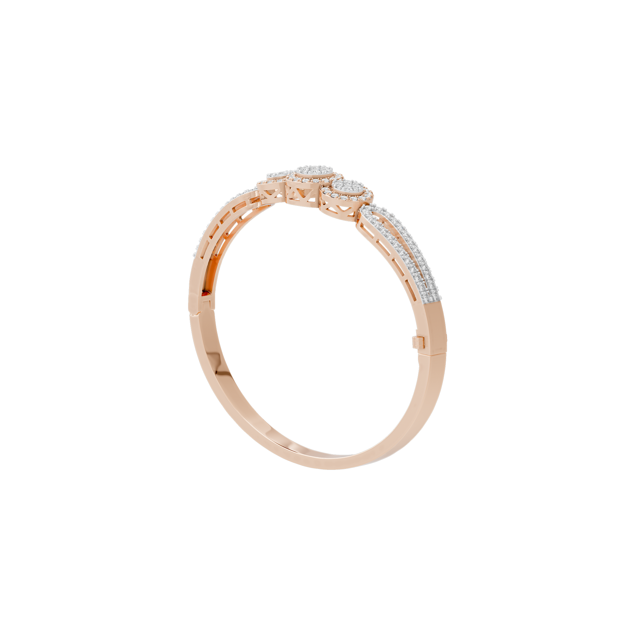 Trinity Spark Wristband 2.273 Carat Lab Grown Diamond Bracelet