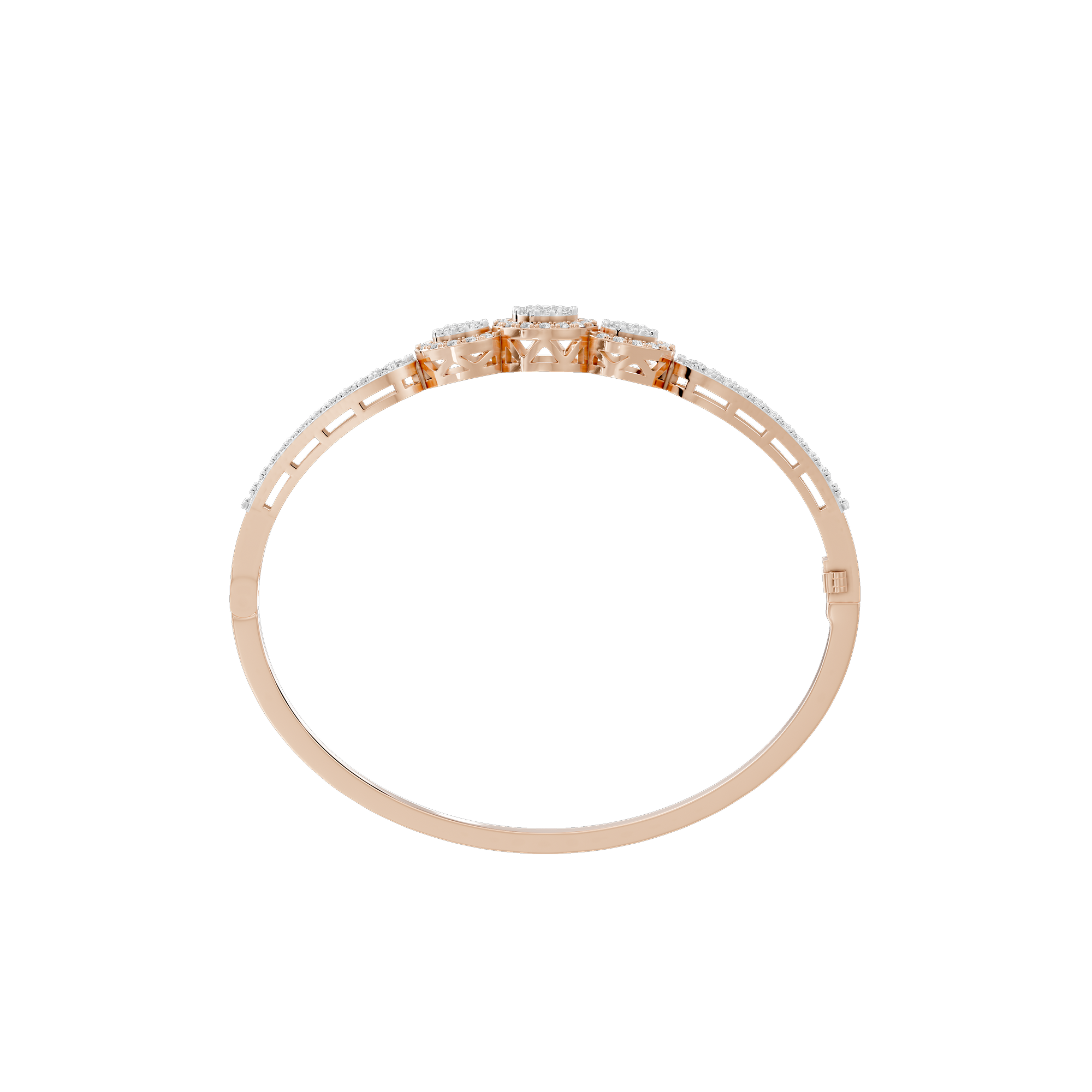 Trinity Spark Wristband 2.273 Carat Lab Grown Diamond Bracelet