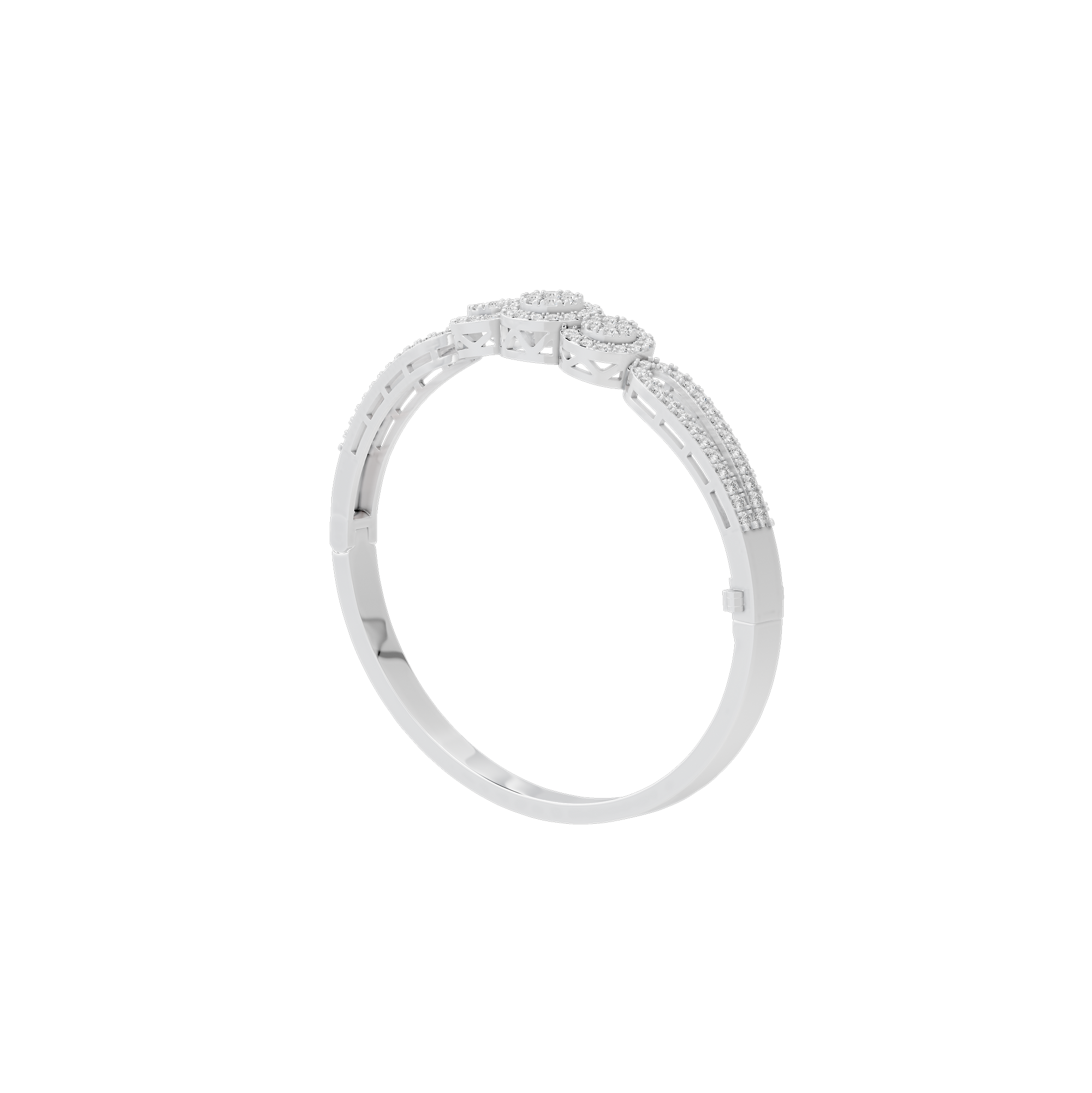 Trinity Spark Wristband 2.273 Carat Lab Grown Diamond Bracelet