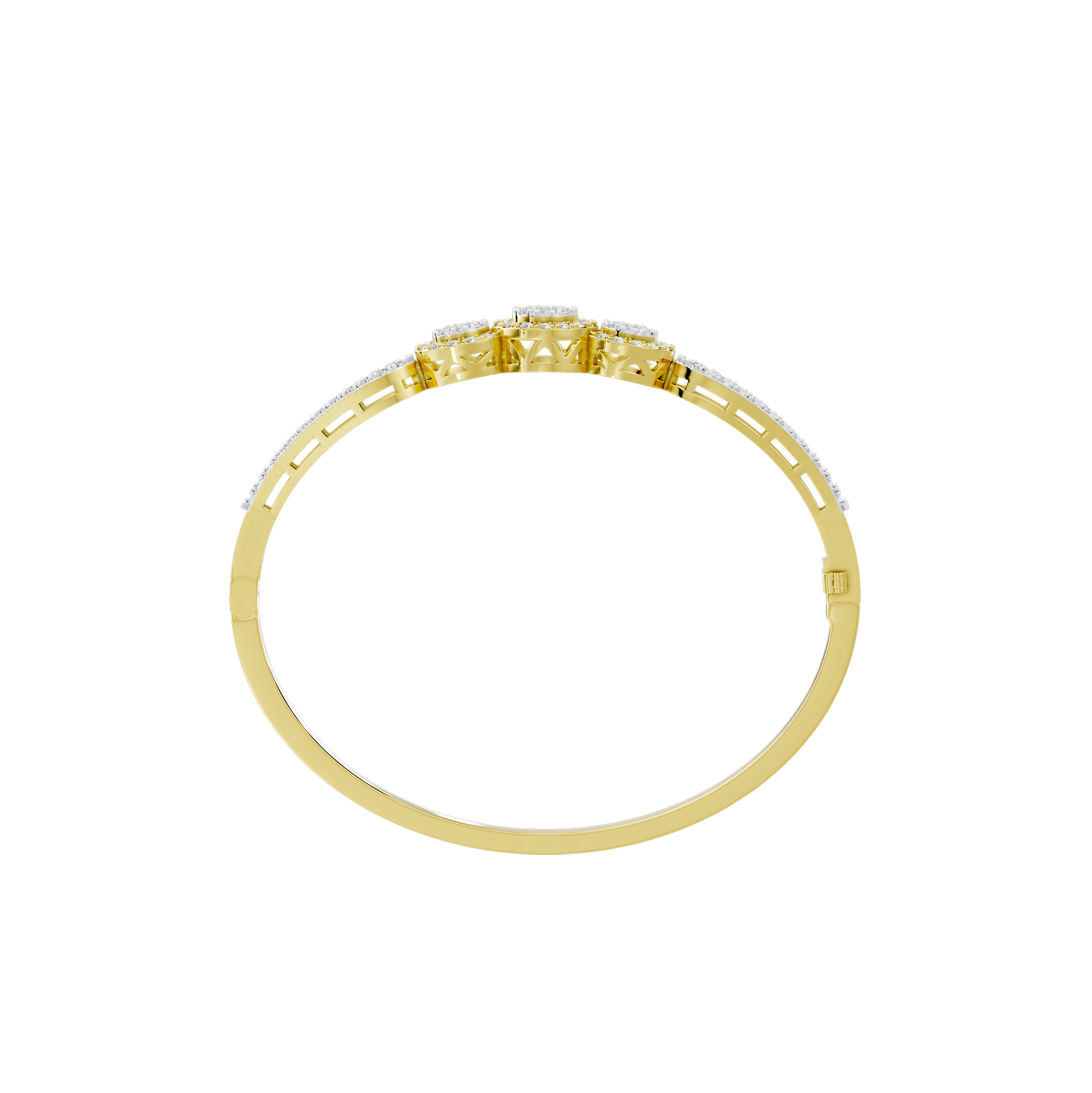 Trinity Spark Wristband 2.273 Carat Lab Grown Diamond Bracelet