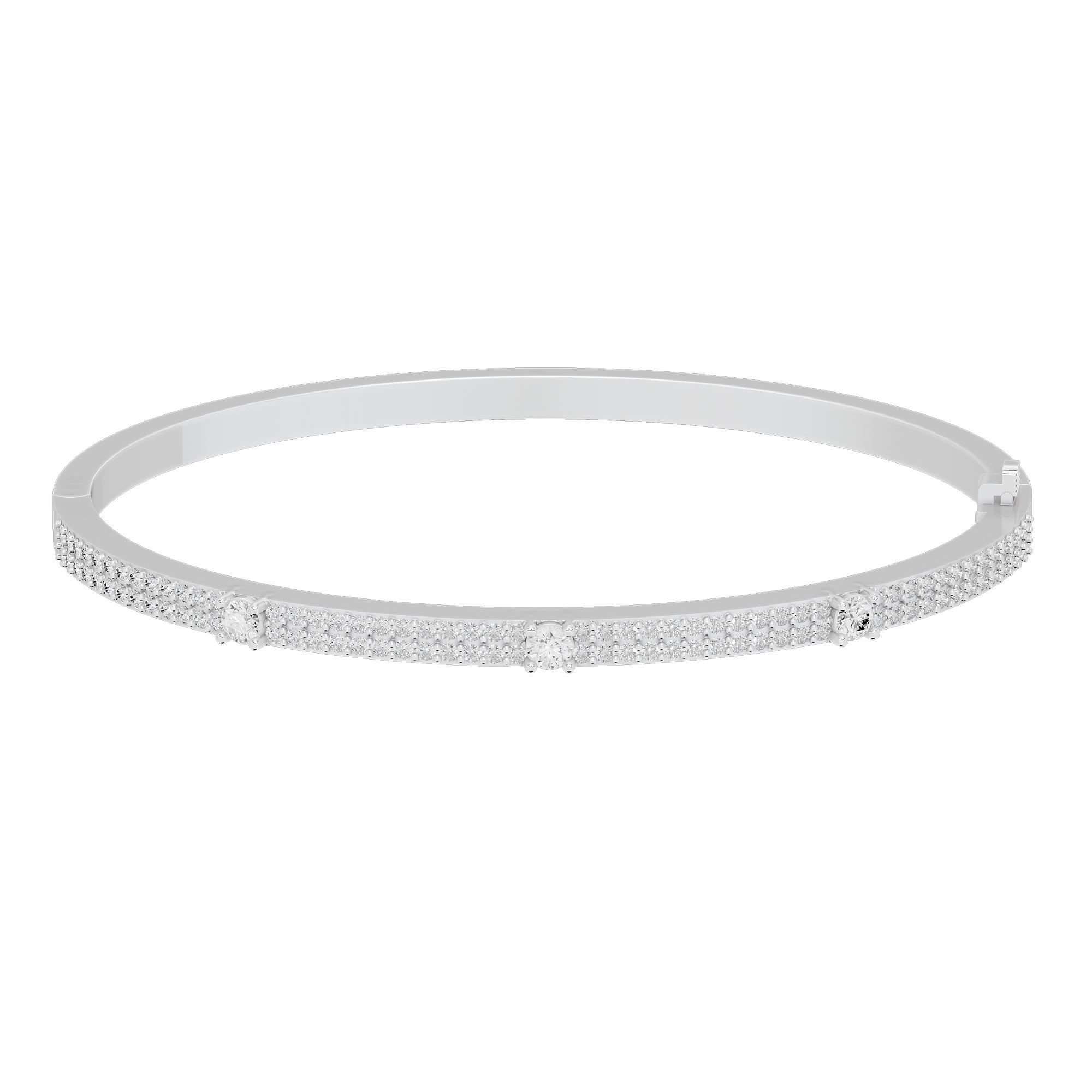 Never Off wristband 1.098 Carat Lab Grown Diamond Bracelet