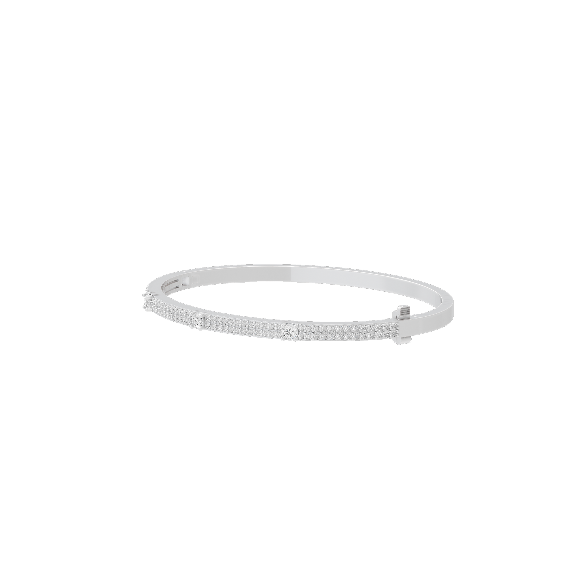 Never Off wristband 1.098 Carat Lab Grown Diamond Bracelet