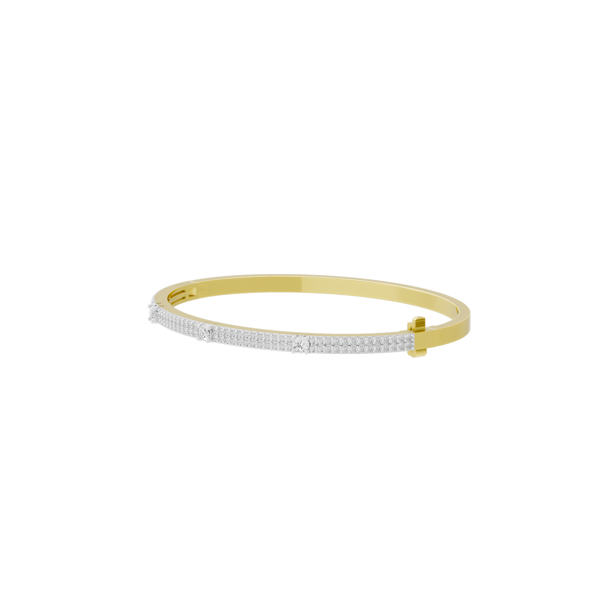 Never Off wristband 1.098 Carat Lab Grown Diamond Bracelet