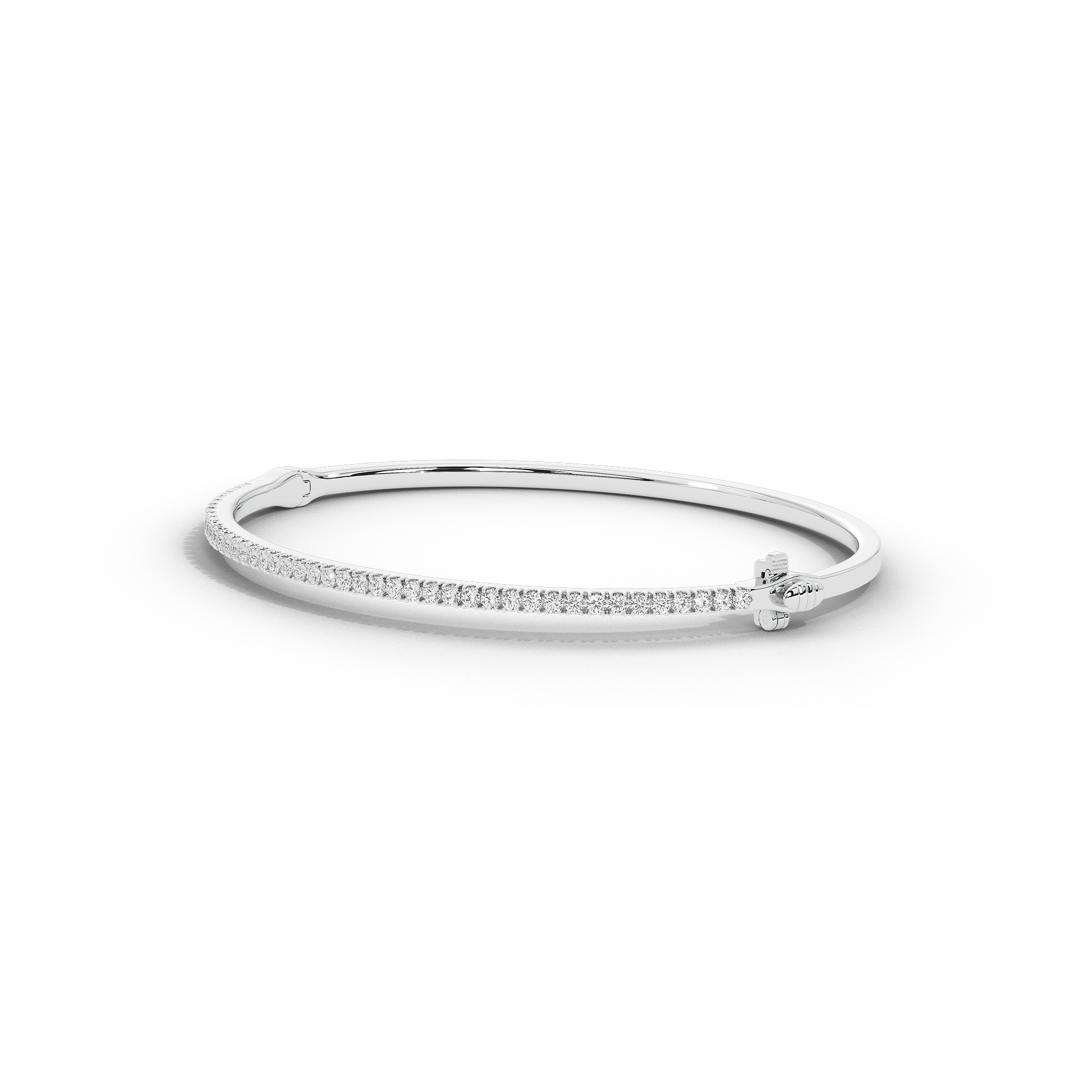 On the go Wristband 1.102 Carat Lab Grown Diamond Bracelet