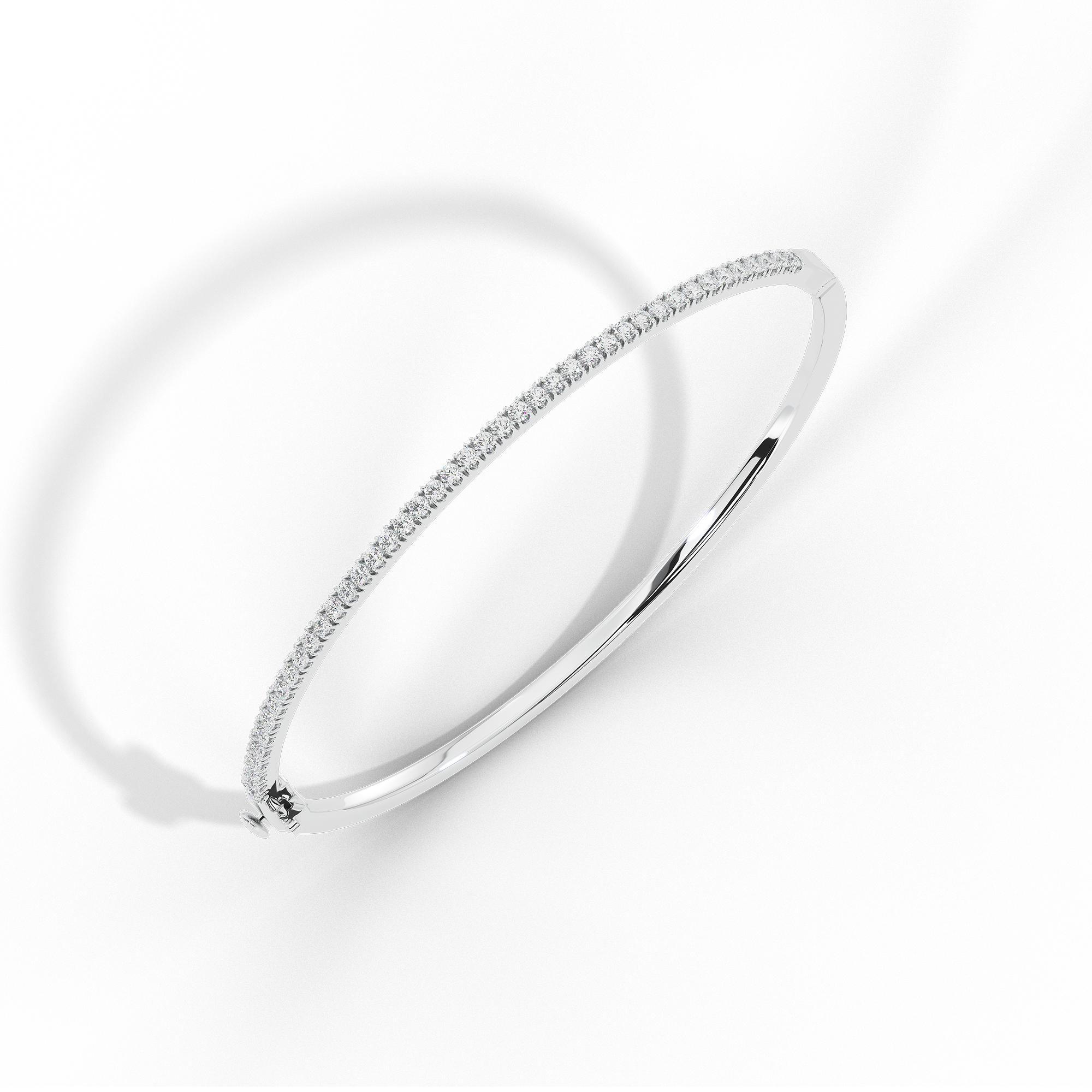 On the go Wristband 1.102 Carat Lab Grown Diamond Bracelet