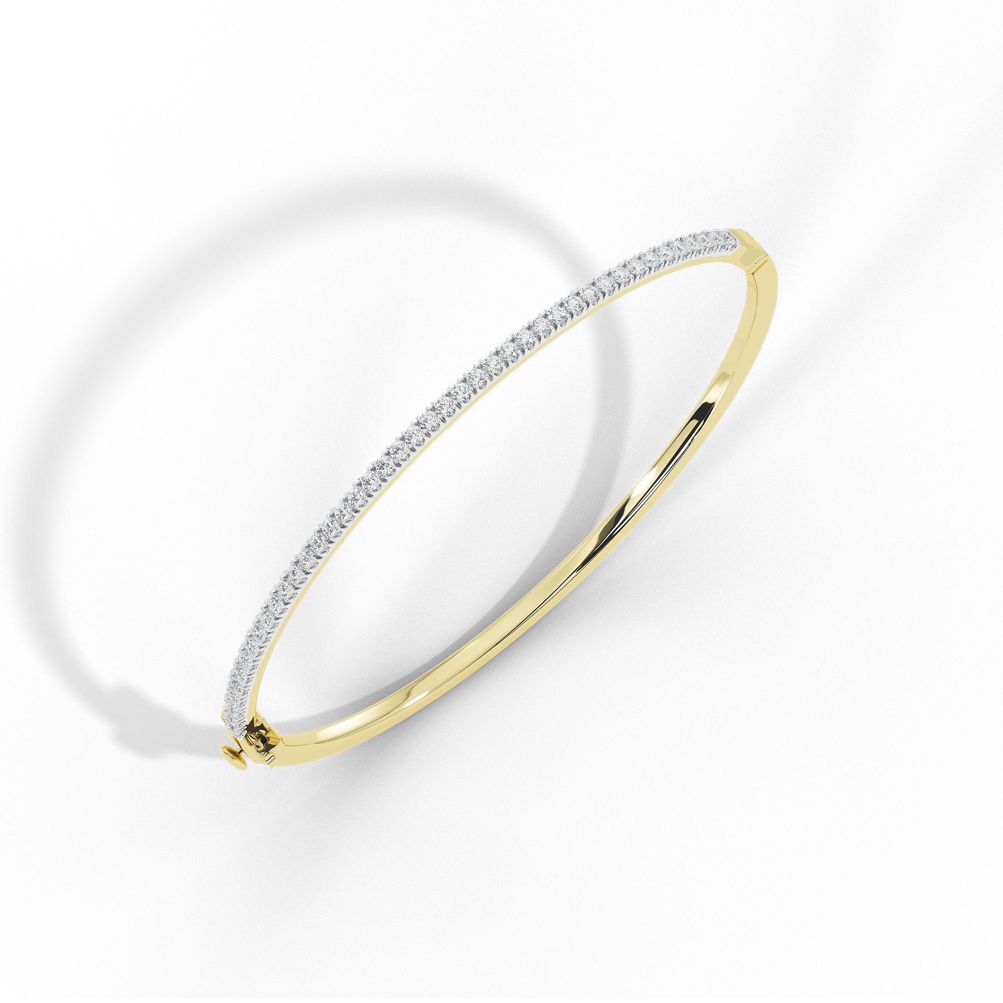 On the go Wristband 1.102 Carat Lab Grown Diamond Bracelet