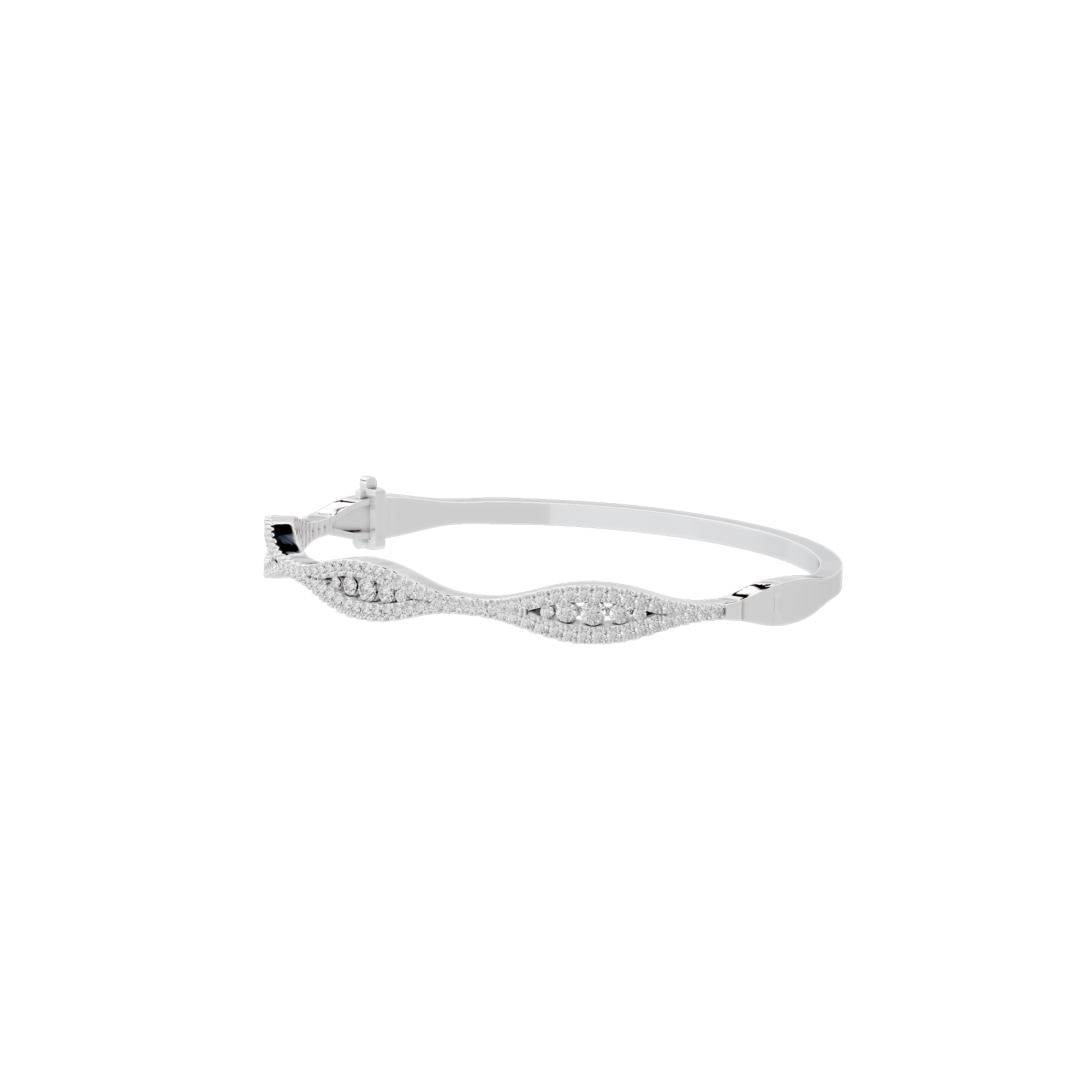 No Game Wristband 1.199 Carat Lab Grown Diamond Bracelet