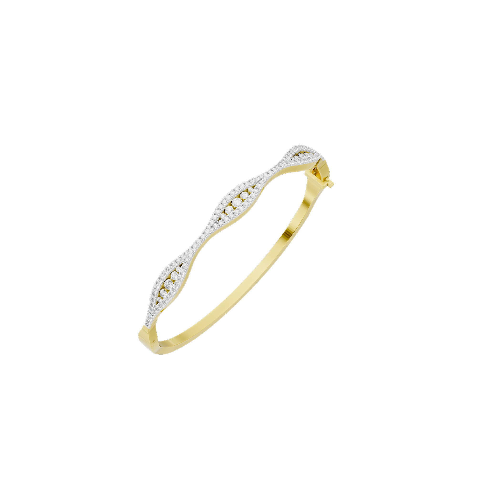 No Game Wristband 1.199 Carat Lab Grown Diamond Bracelet