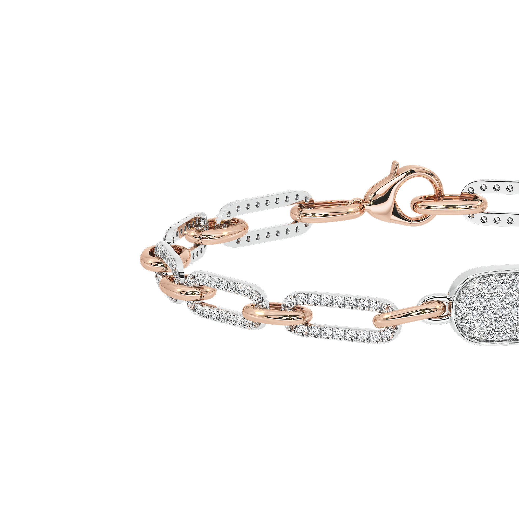 Clink 1.282 Carat Lab Grown Diamond Bracelet