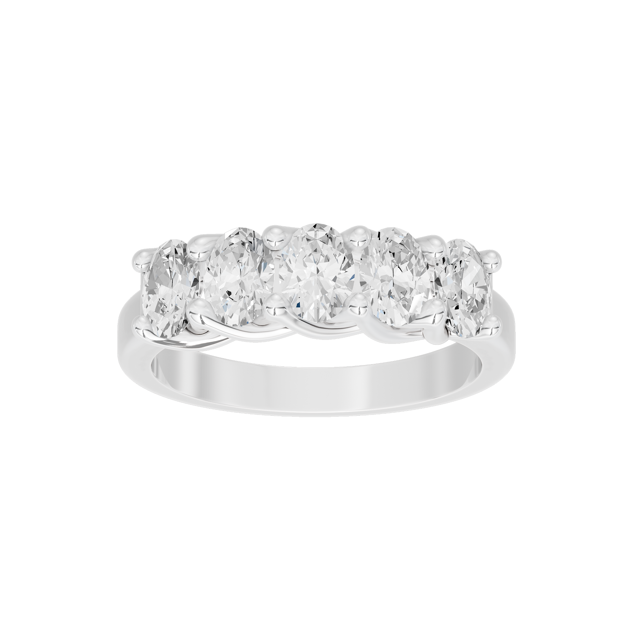 Trio Shine 1.492 Lab Grown Diamond Ring