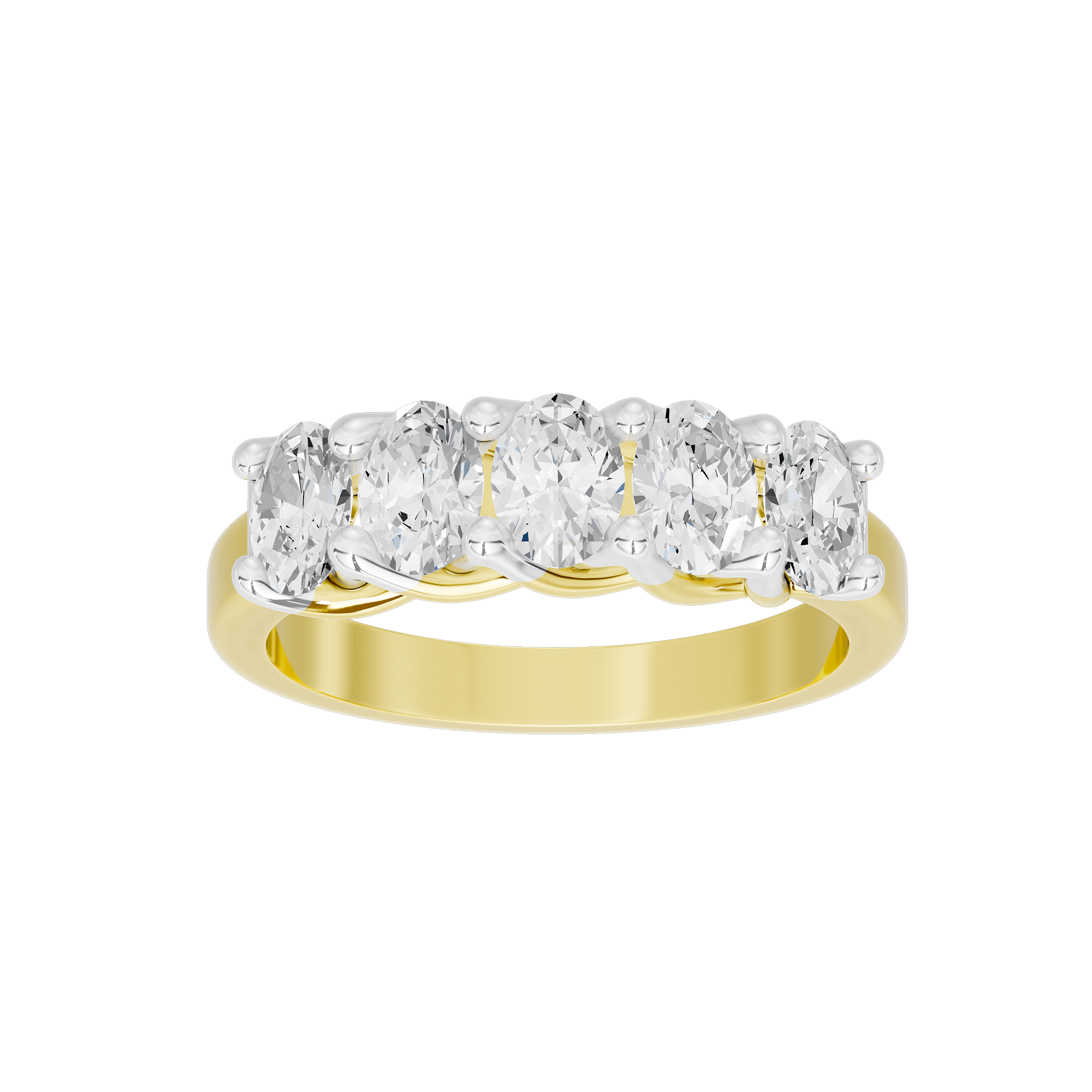 Trio Shine 1.492 Lab Grown Diamond Ring