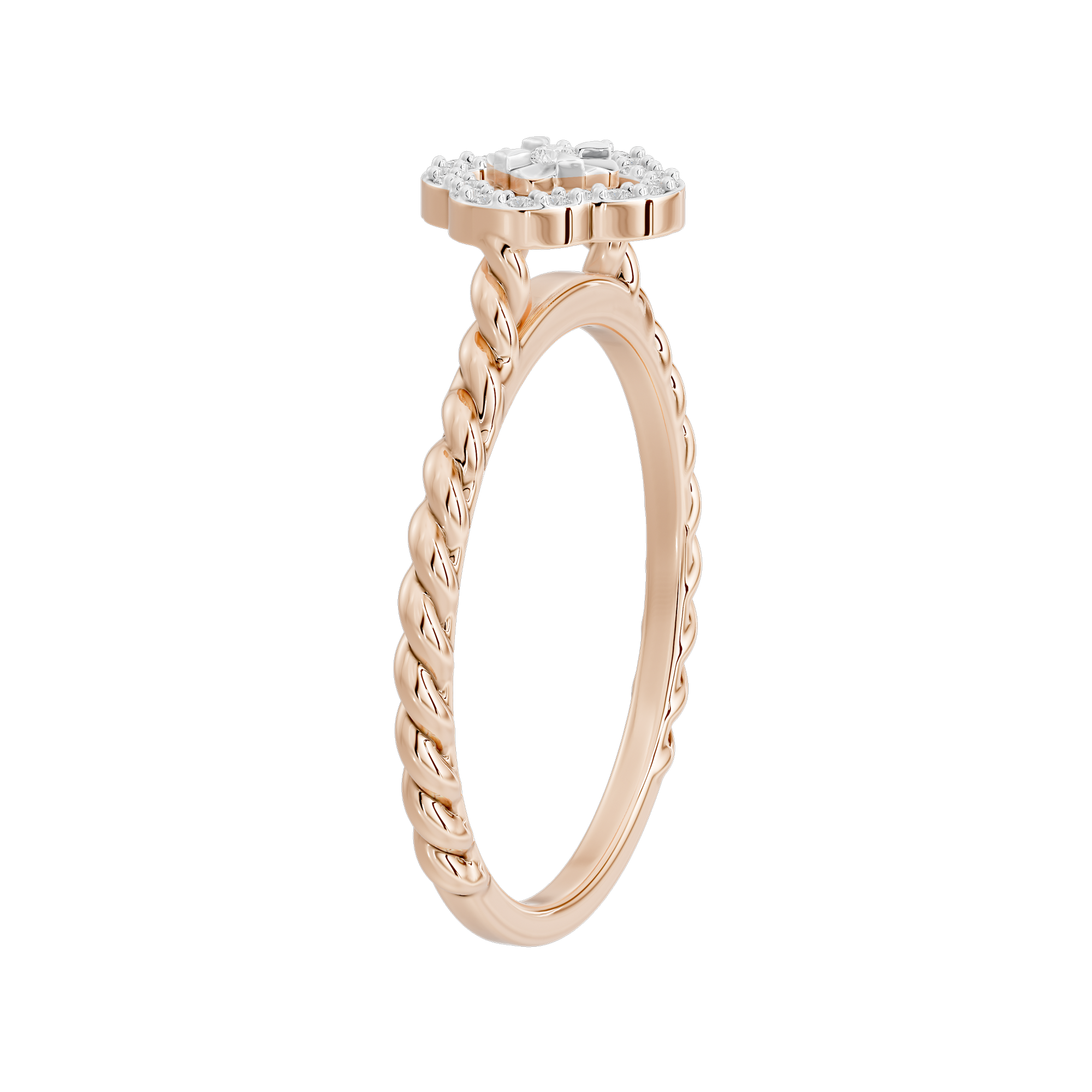 Hold Me Close Illusia 0.095 Carat Lab Grown Diamond Ring