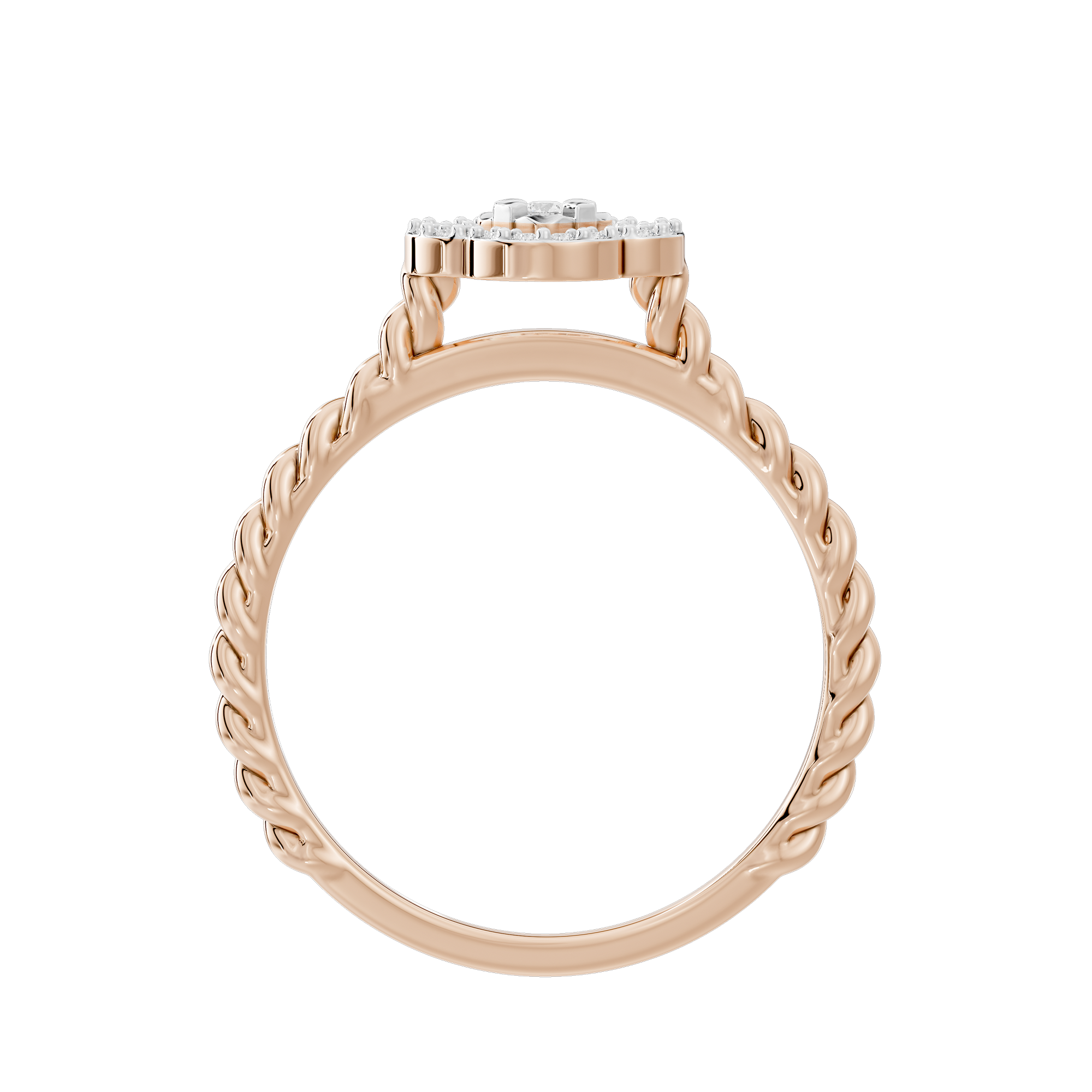 Hold Me Close Illusia 0.095 Carat Lab Grown Diamond Ring