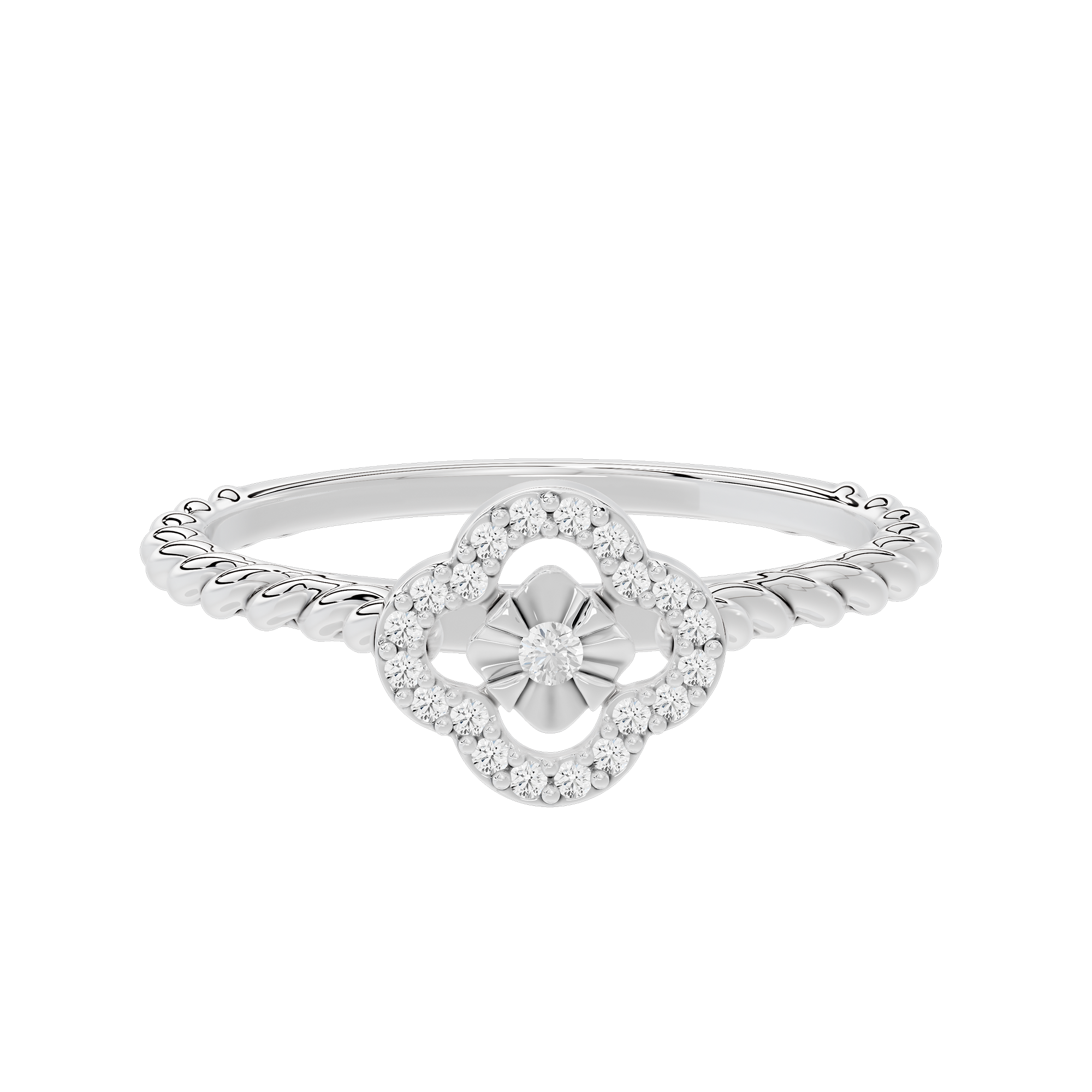 Hold Me Close Illusia 0.095 Carat Lab Grown Diamond Ring