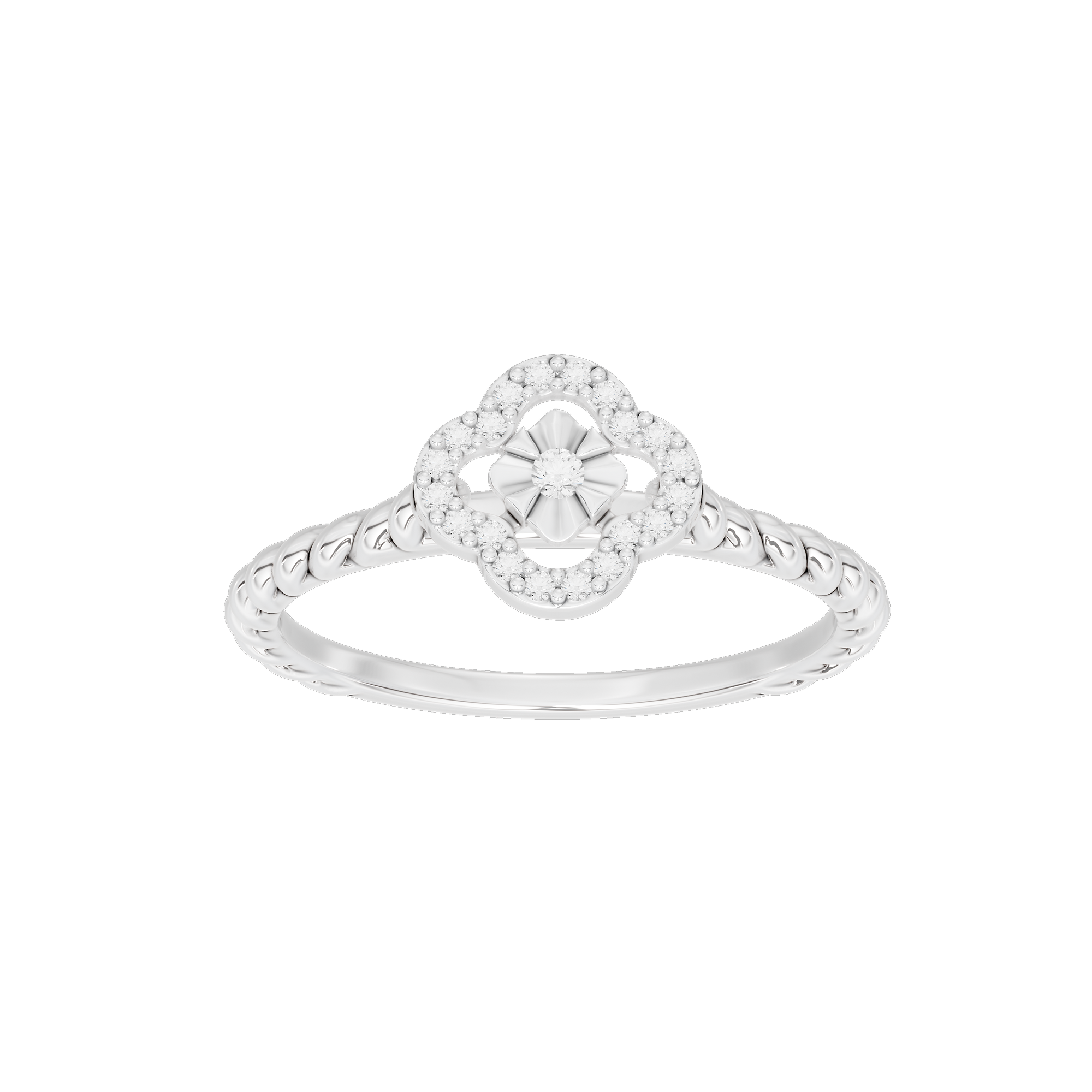Hold Me Close Illusia 0.095 Carat Lab Grown Diamond Ring