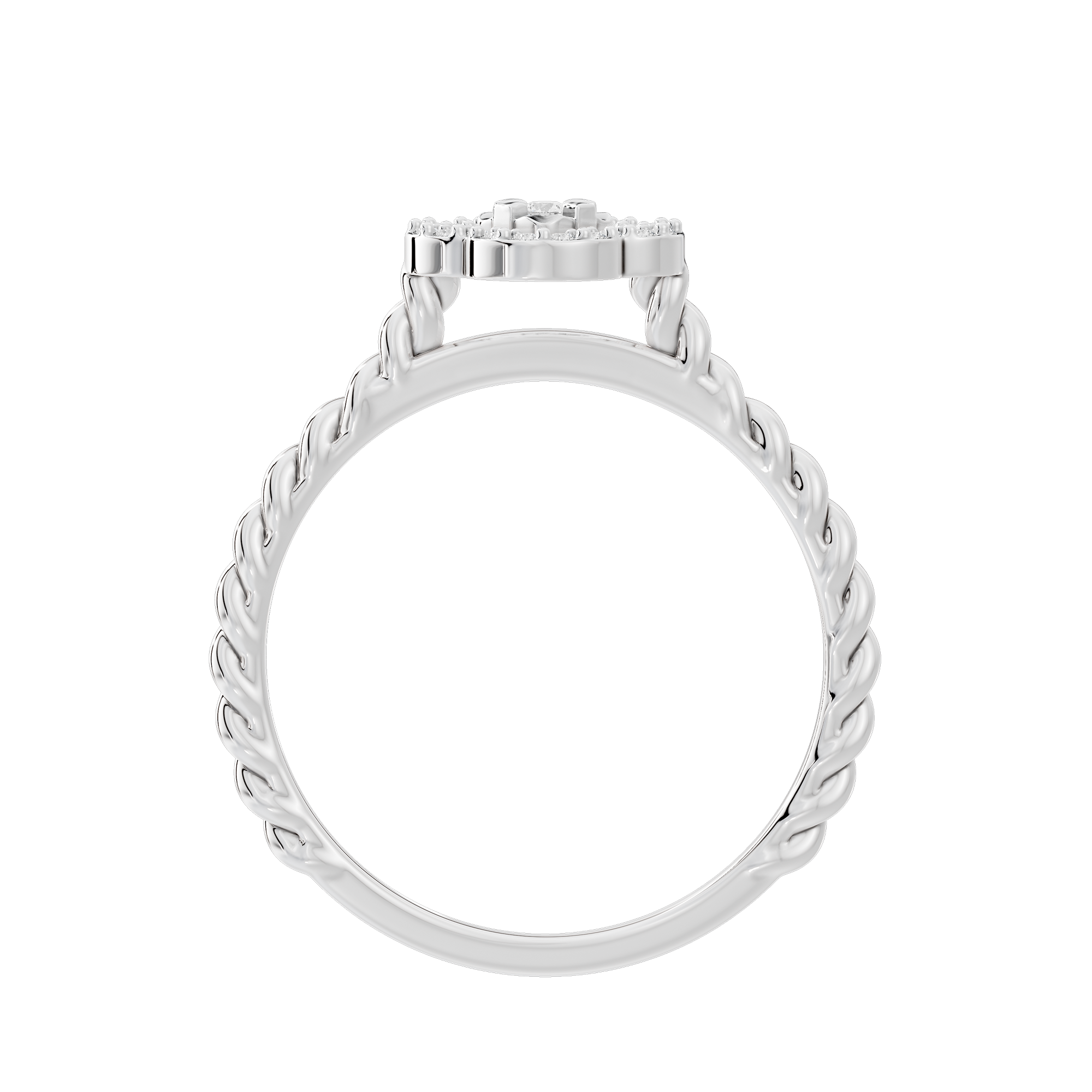 Hold Me Close Illusia 0.095 Carat Lab Grown Diamond Ring