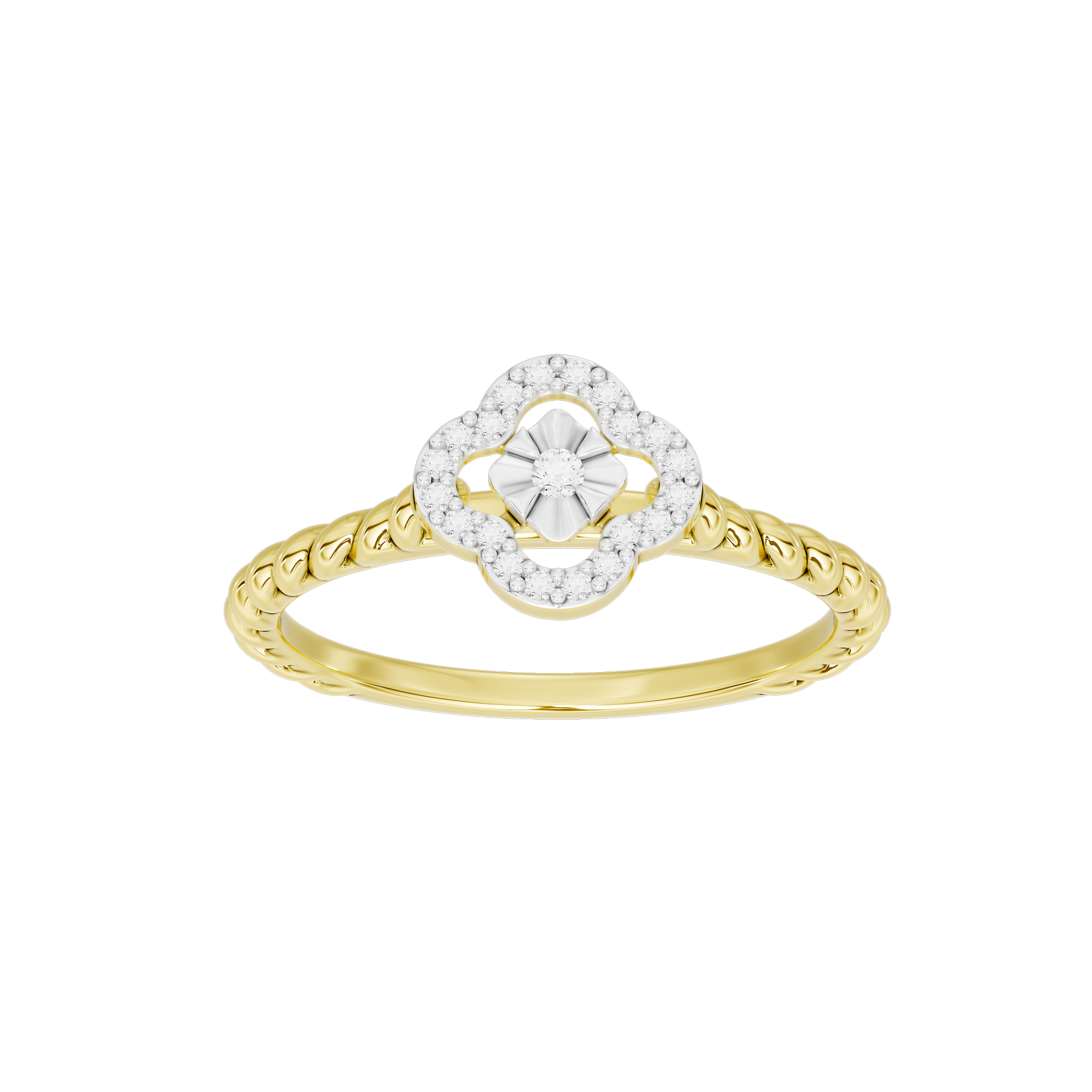 Hold Me Close Illusia 0.095 Carat Lab Grown Diamond Ring