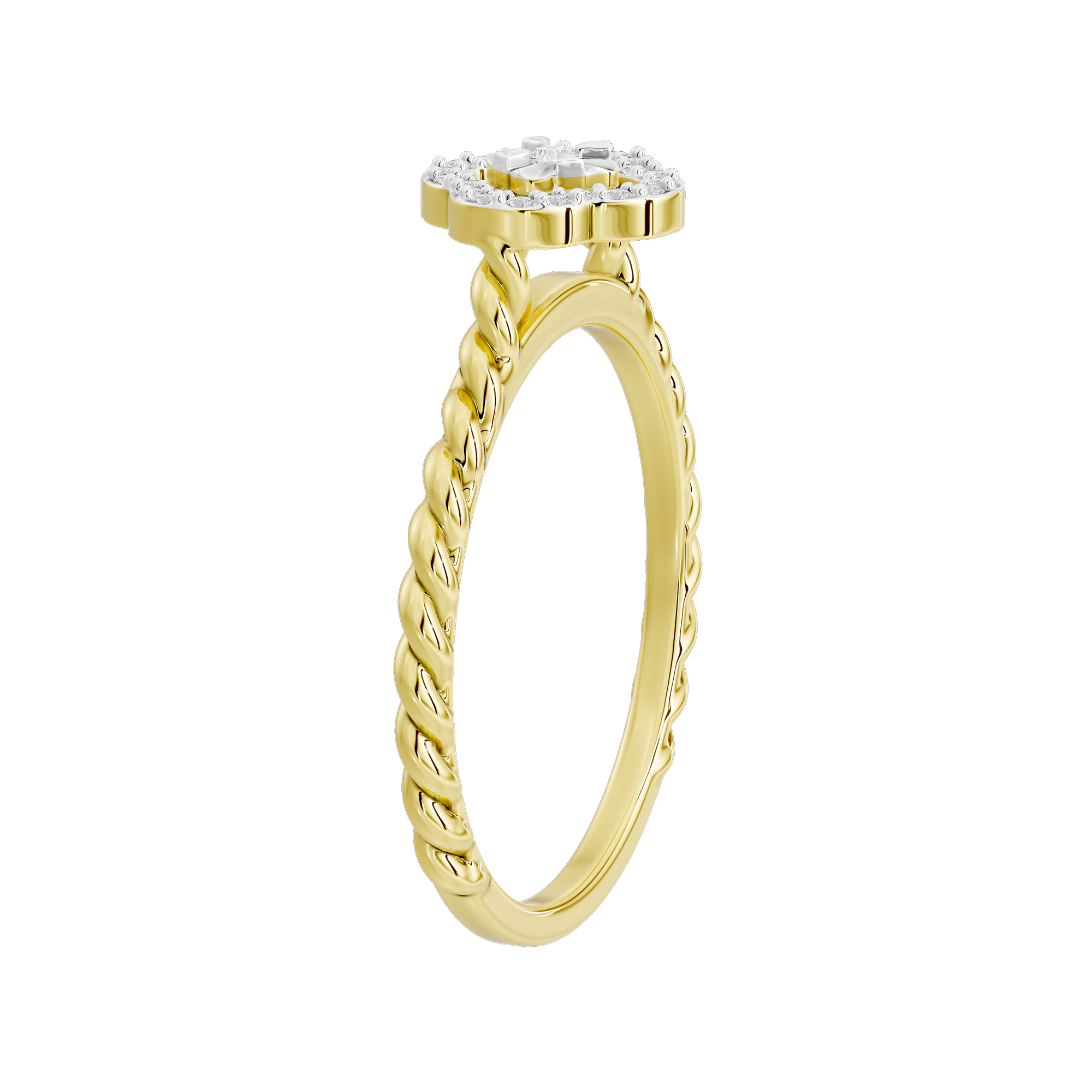 Hold Me Close Illusia 0.095 Carat Lab Grown Diamond Ring
