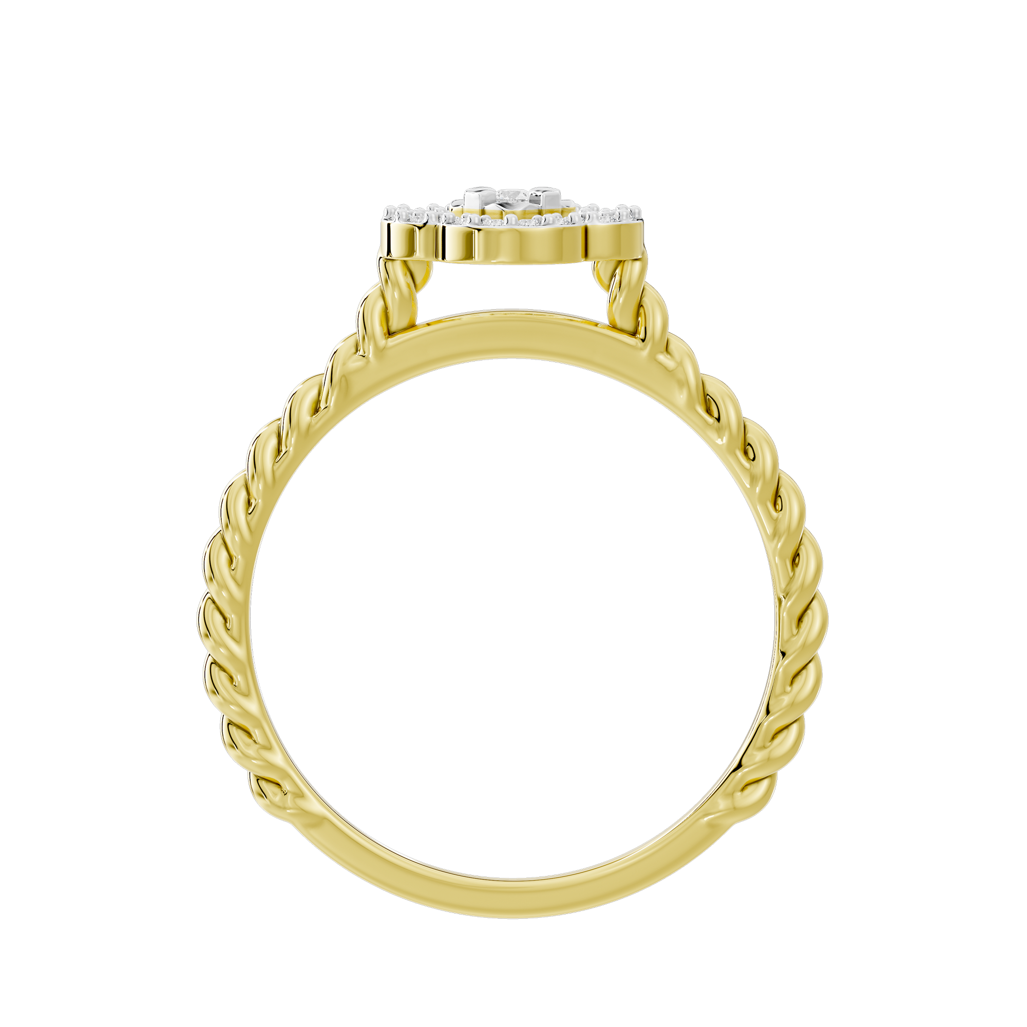 Hold Me Close Illusia 0.095 Carat Lab Grown Diamond Ring
