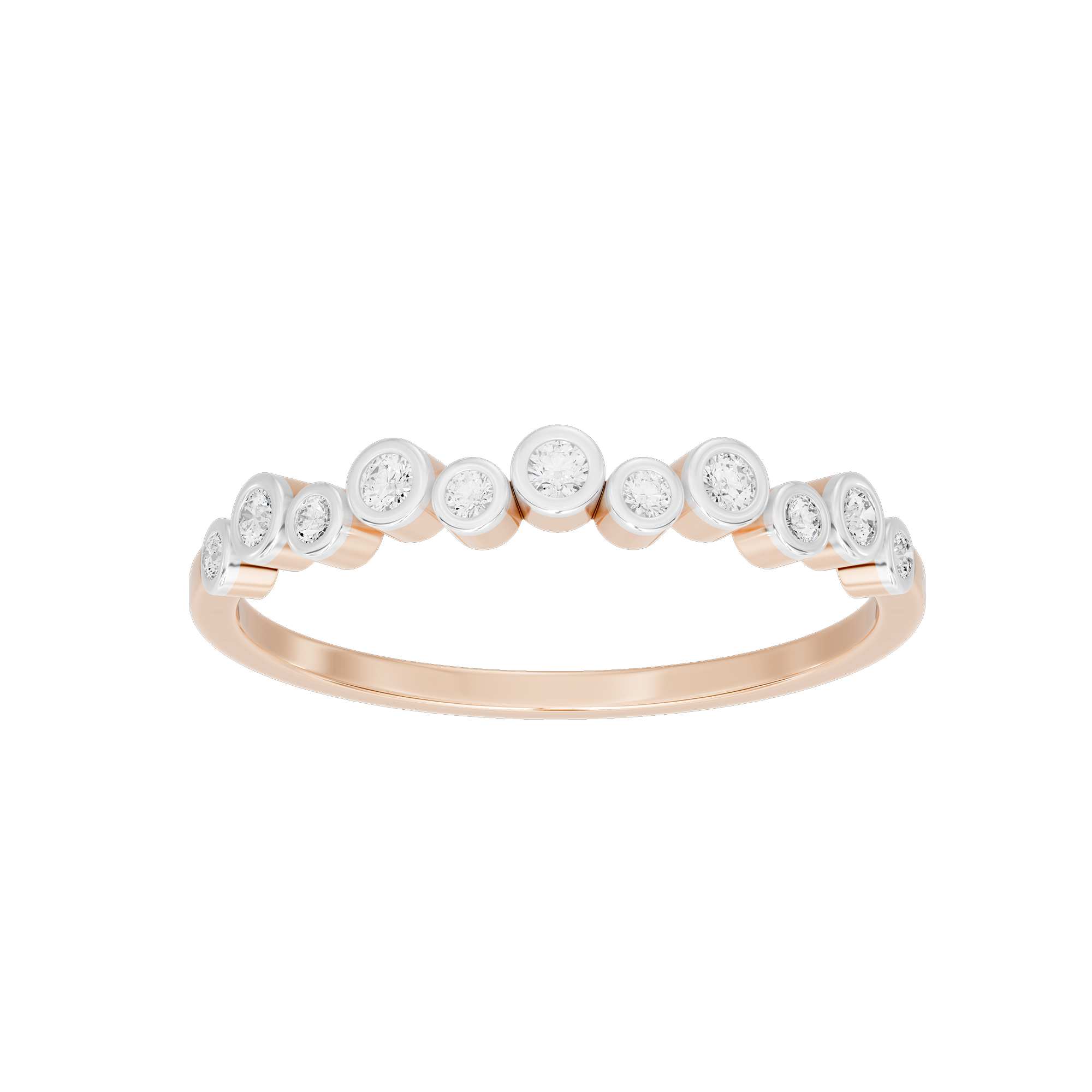 No Chill stationed bezel 0.143 Carat Lab Grown Diamond Ring