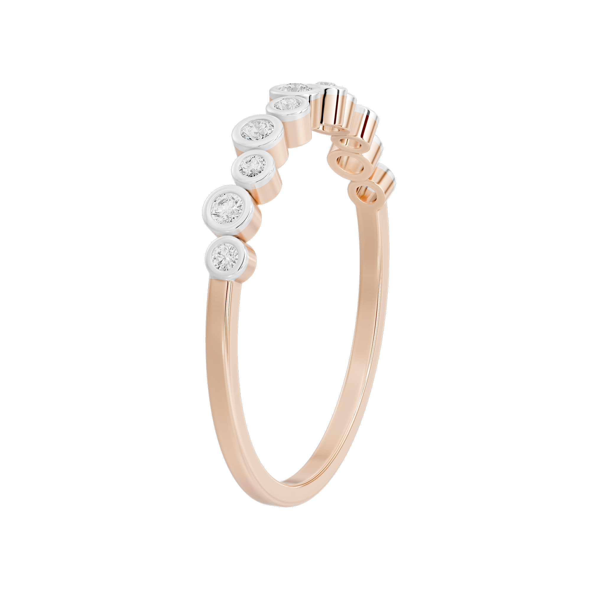 No Chill stationed bezel 0.143 Carat Lab Grown Diamond Ring