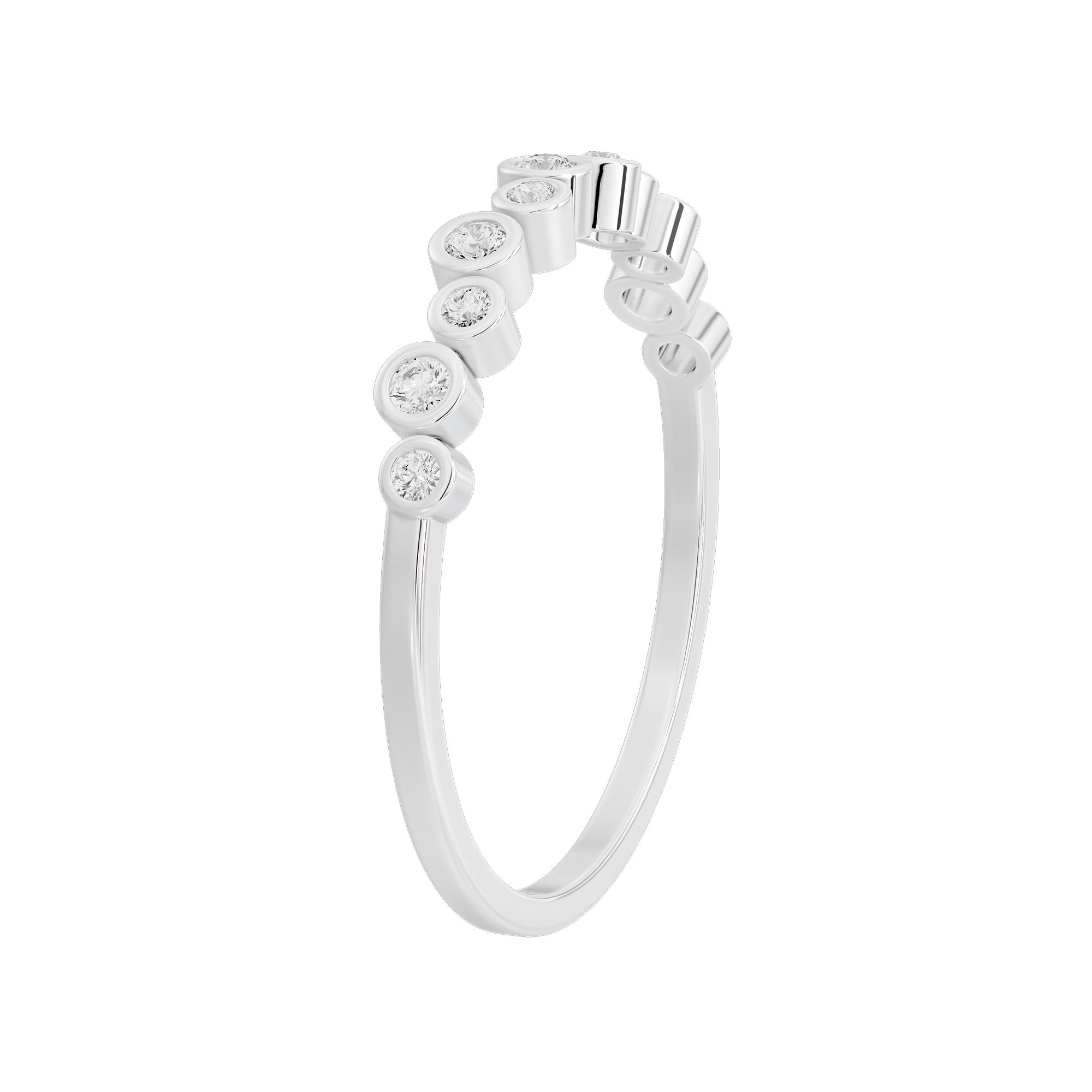 No Chill stationed bezel 0.143 Carat Lab Grown Diamond Ring