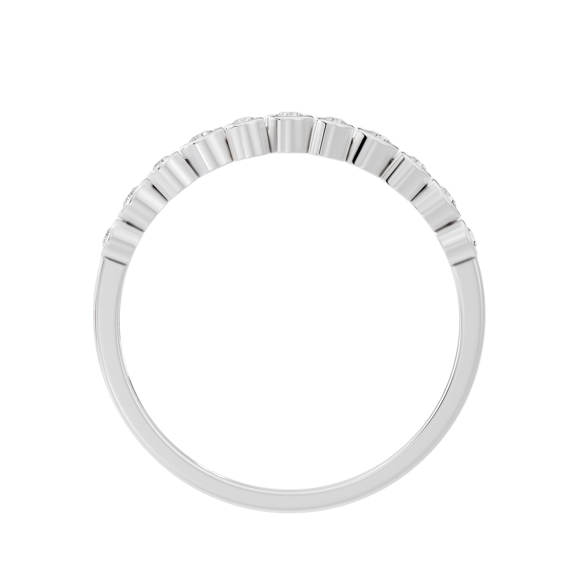 No Chill stationed bezel 0.143 Carat Lab Grown Diamond Ring