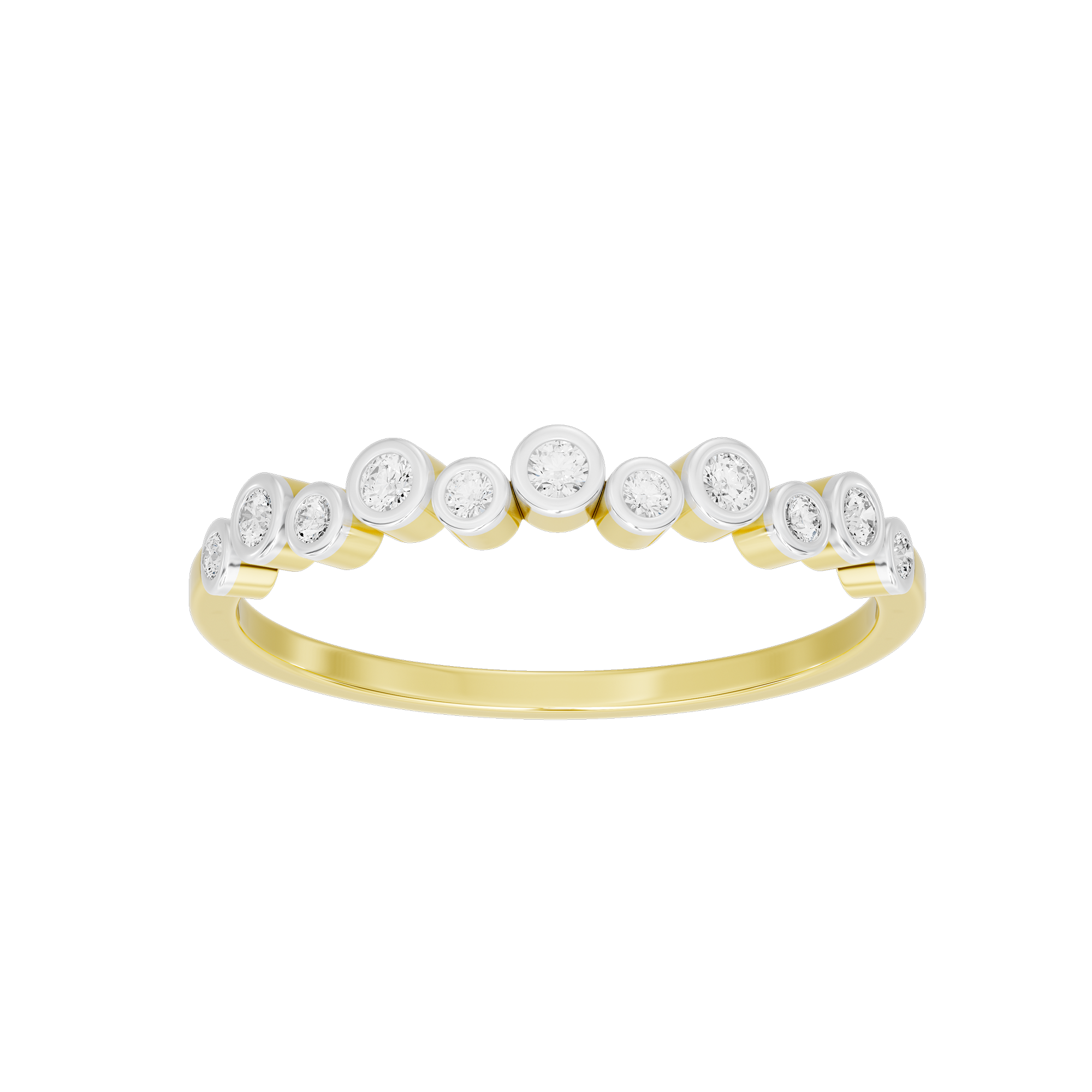 No Chill stationed bezel 0.143 Carat Lab Grown Diamond Ring
