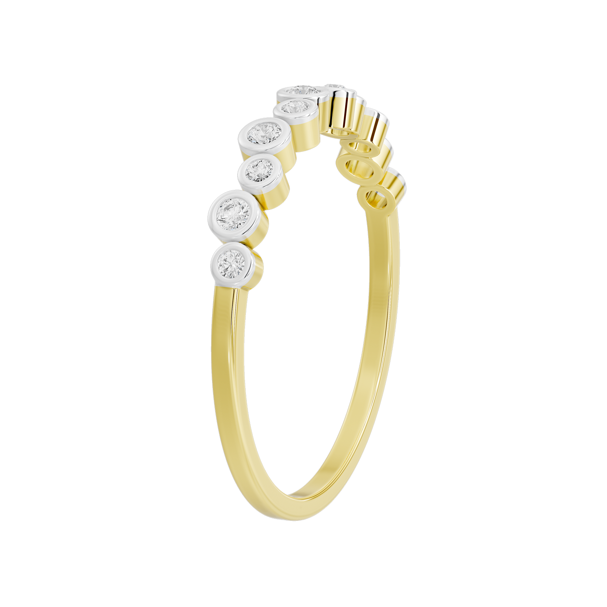 No Chill stationed bezel 0.143 Carat Lab Grown Diamond Ring