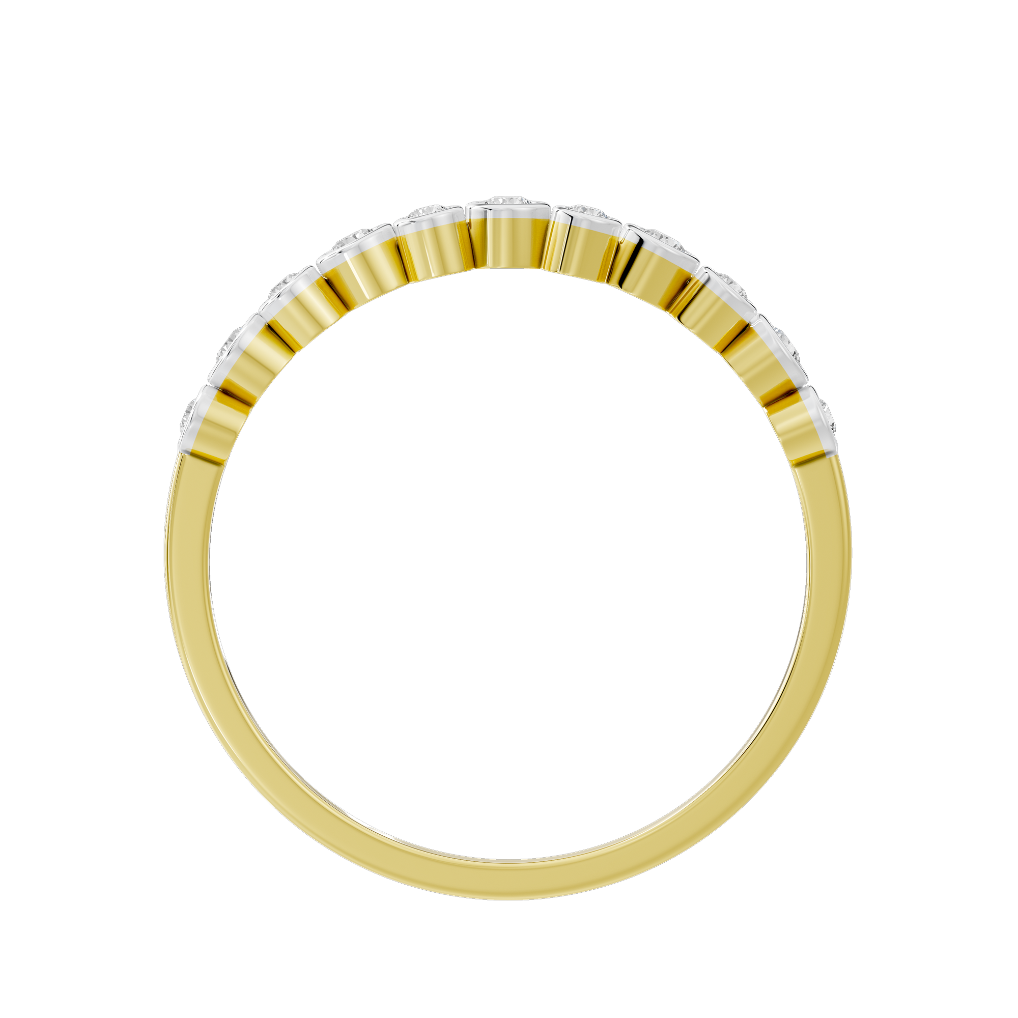 No Chill stationed bezel 0.143 Carat Lab Grown Diamond Ring